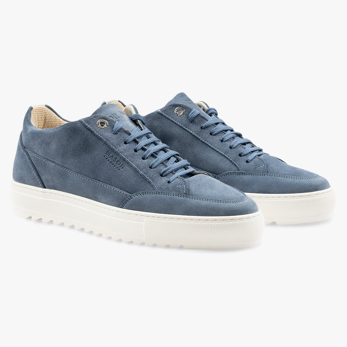 Mason Garments Sneakers Middenblauw | Tia