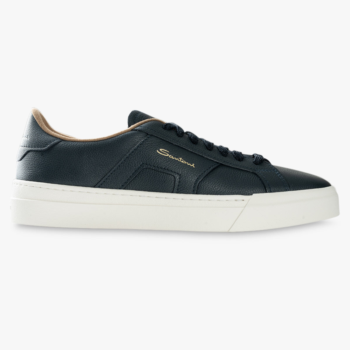 Santoni Sneaker Donkerblauw | Double Buckle