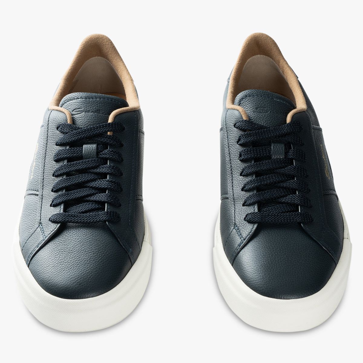 Santoni Sneaker Donkerblauw | Double Buckle