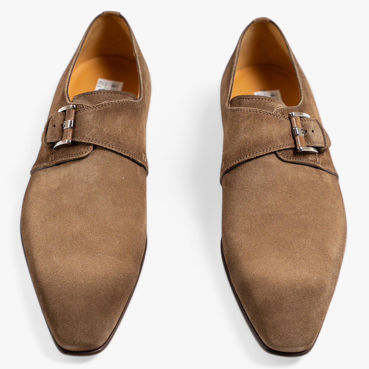 Magnanni Gespschoen Bruin Suede | Monkstrap