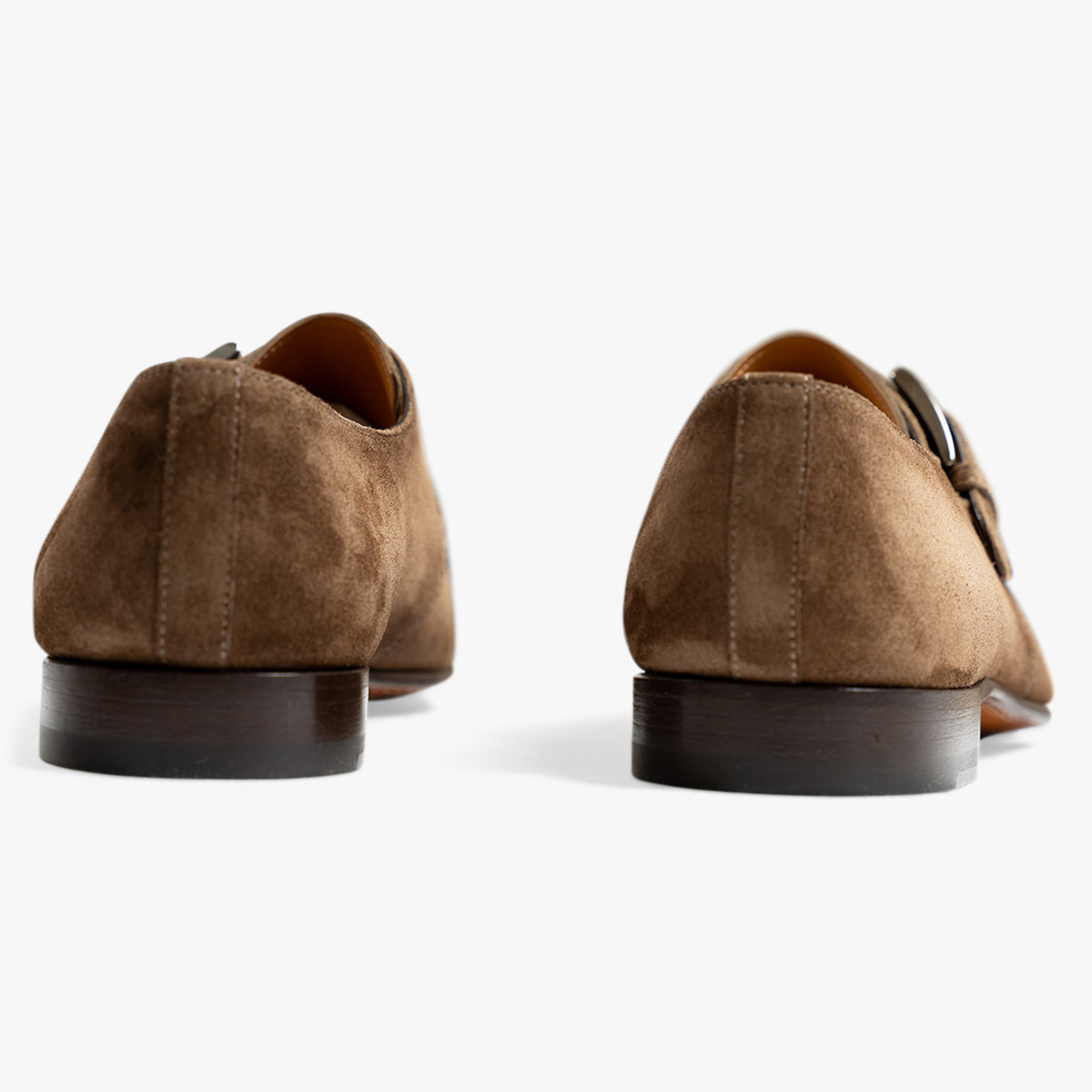 Magnanni Gespschoen Bruin Suede | Monkstrap