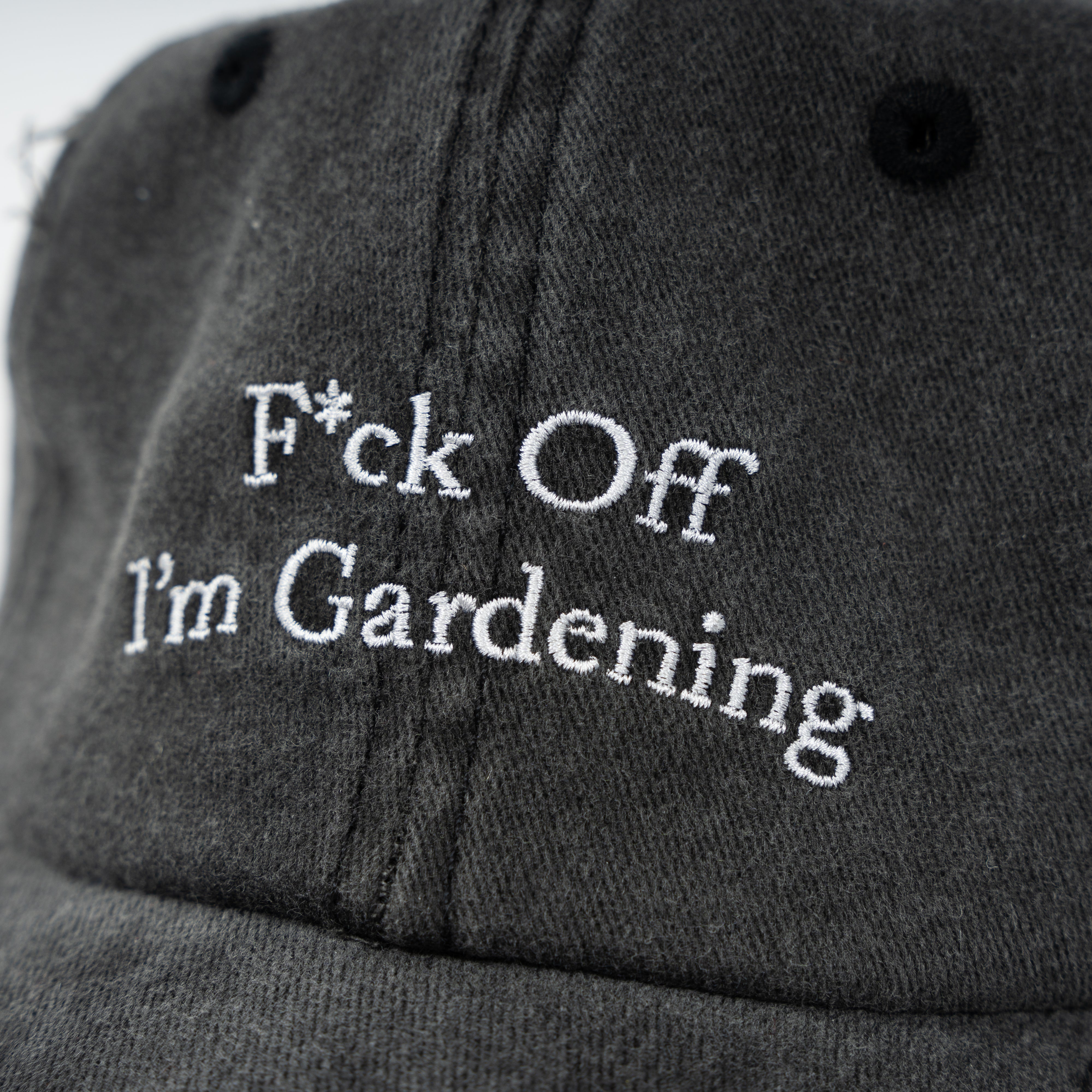 Bram's Fruit Pet Grijs | F* OFF CAP DISTRESSED