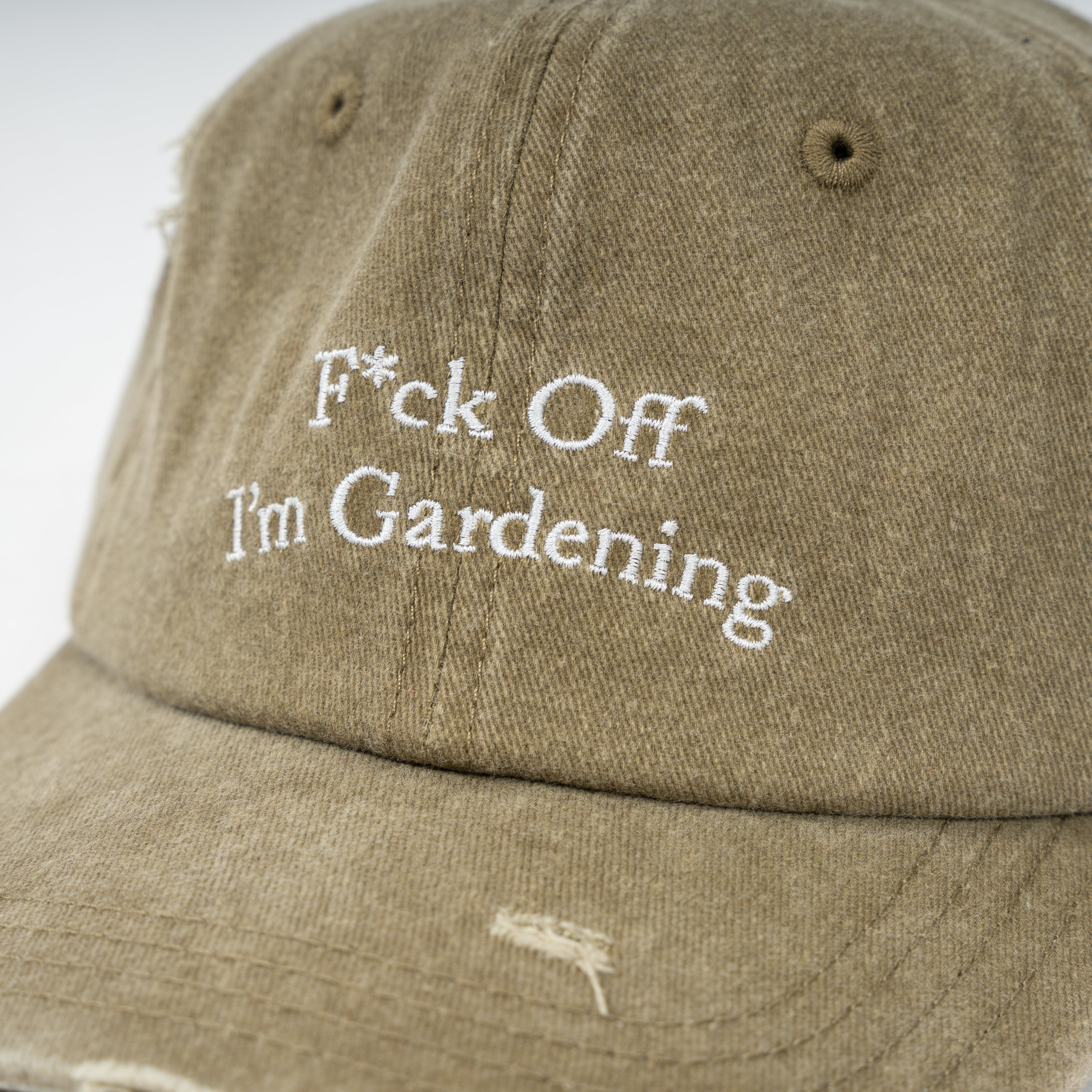 Bram's Fruit Pet Groen | F* OFF CAP DISTRESSED