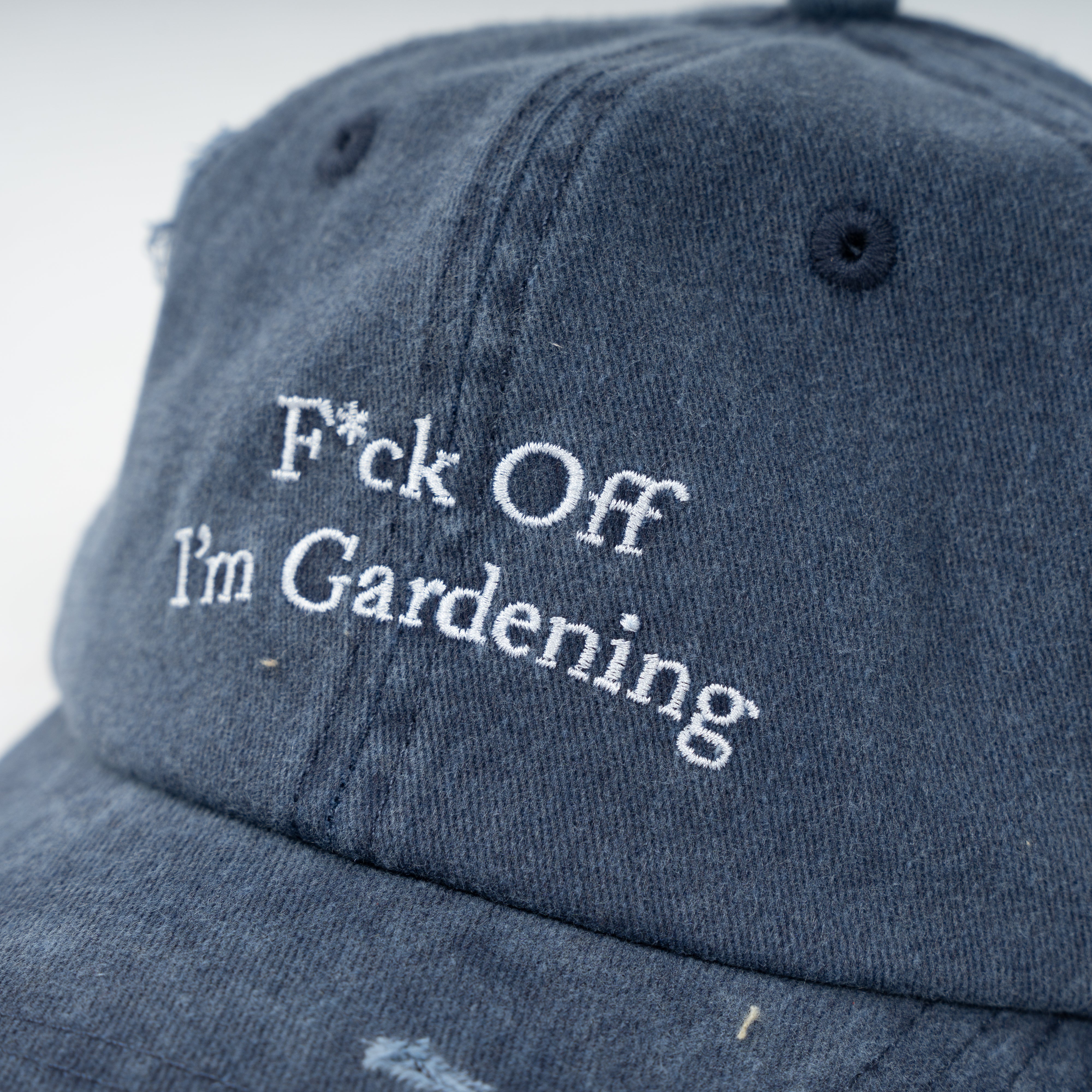 Bram's Fruit Pet Blauw | F* OFF CAP DISTRESSED