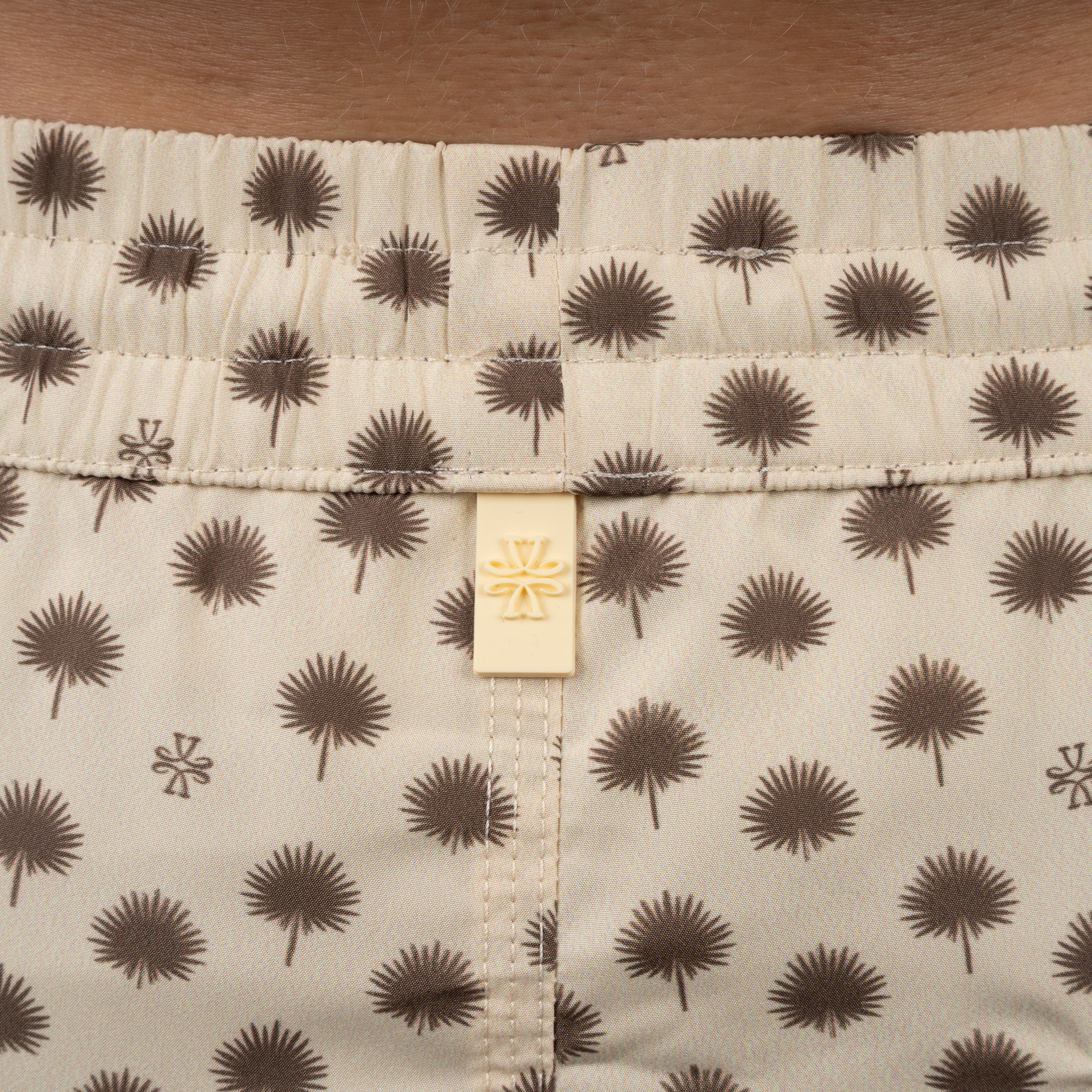 Jacob Cohen Zwembroek Palm Print Beige | Resort