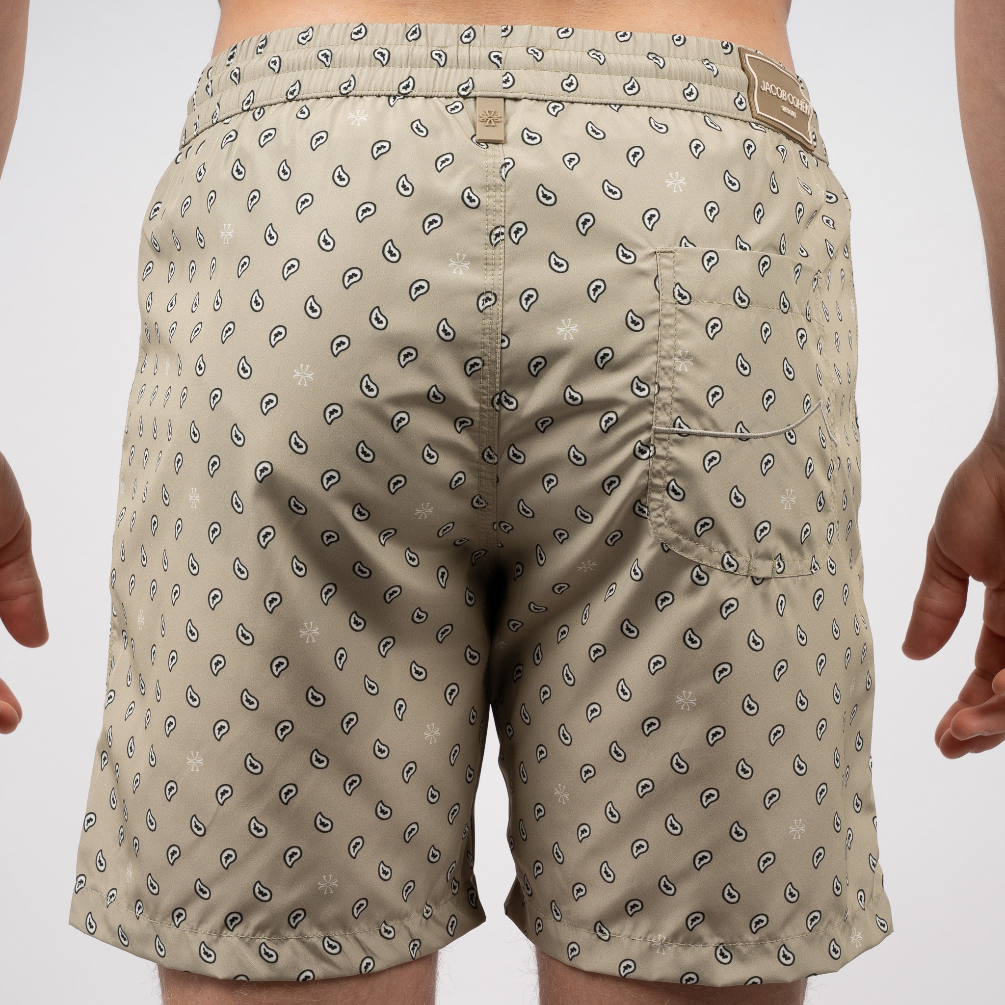 Jacob Cohen Zwembroek Paisley Beige | Resort