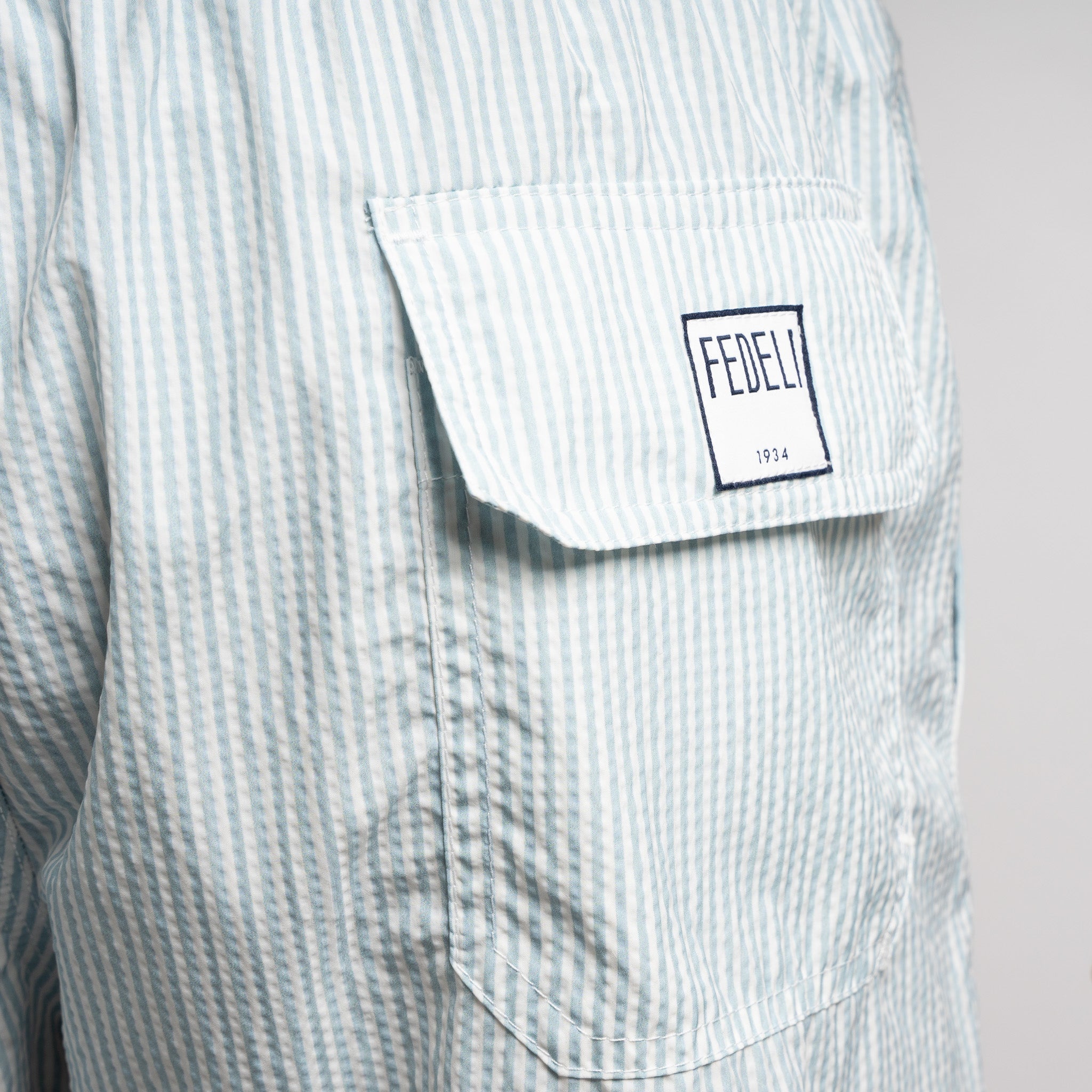 Fedeli Zwembroek Mintgroene Streep | Madeira Sakar