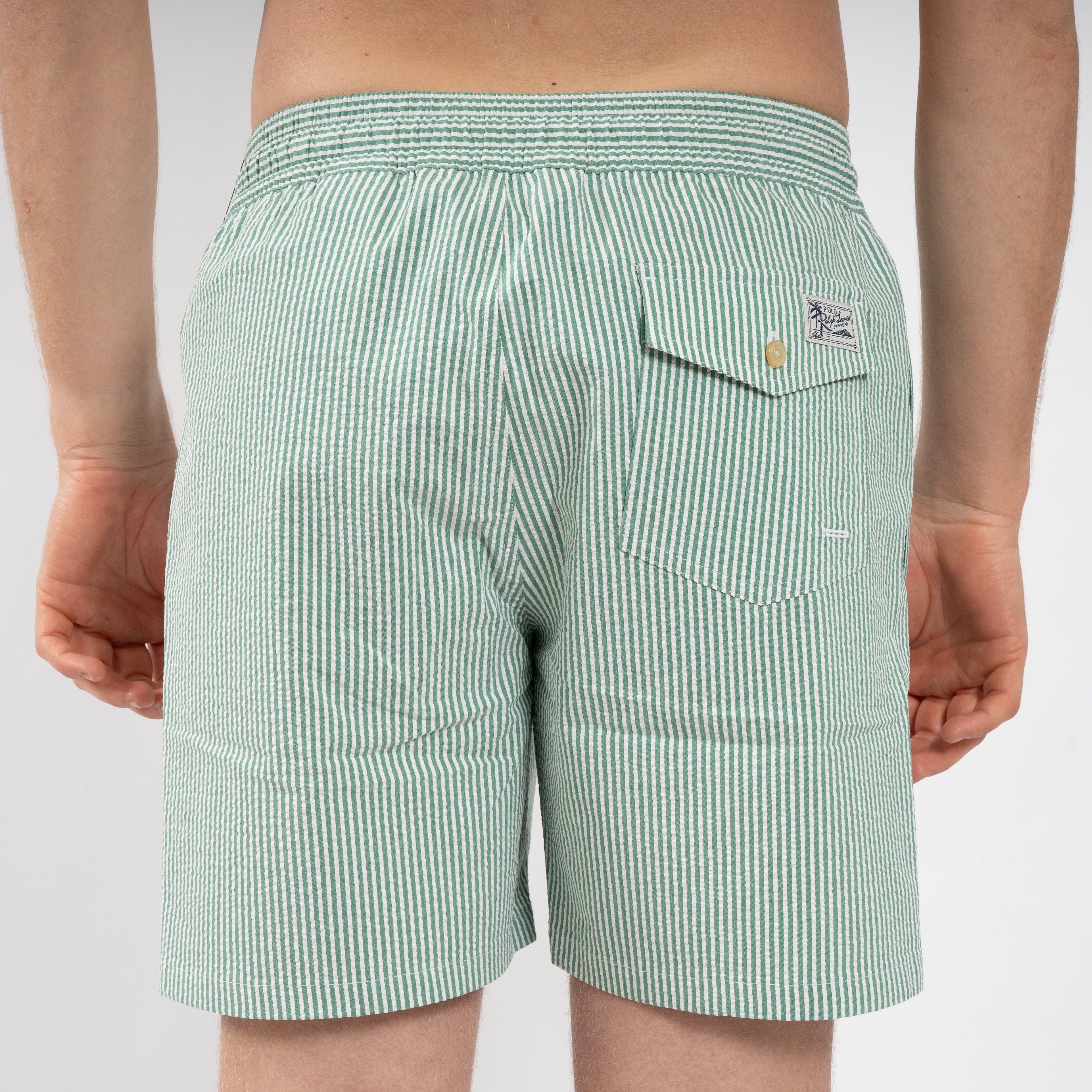 Ralph Lauren Zwembroek Groen Gestreept | Seersucker