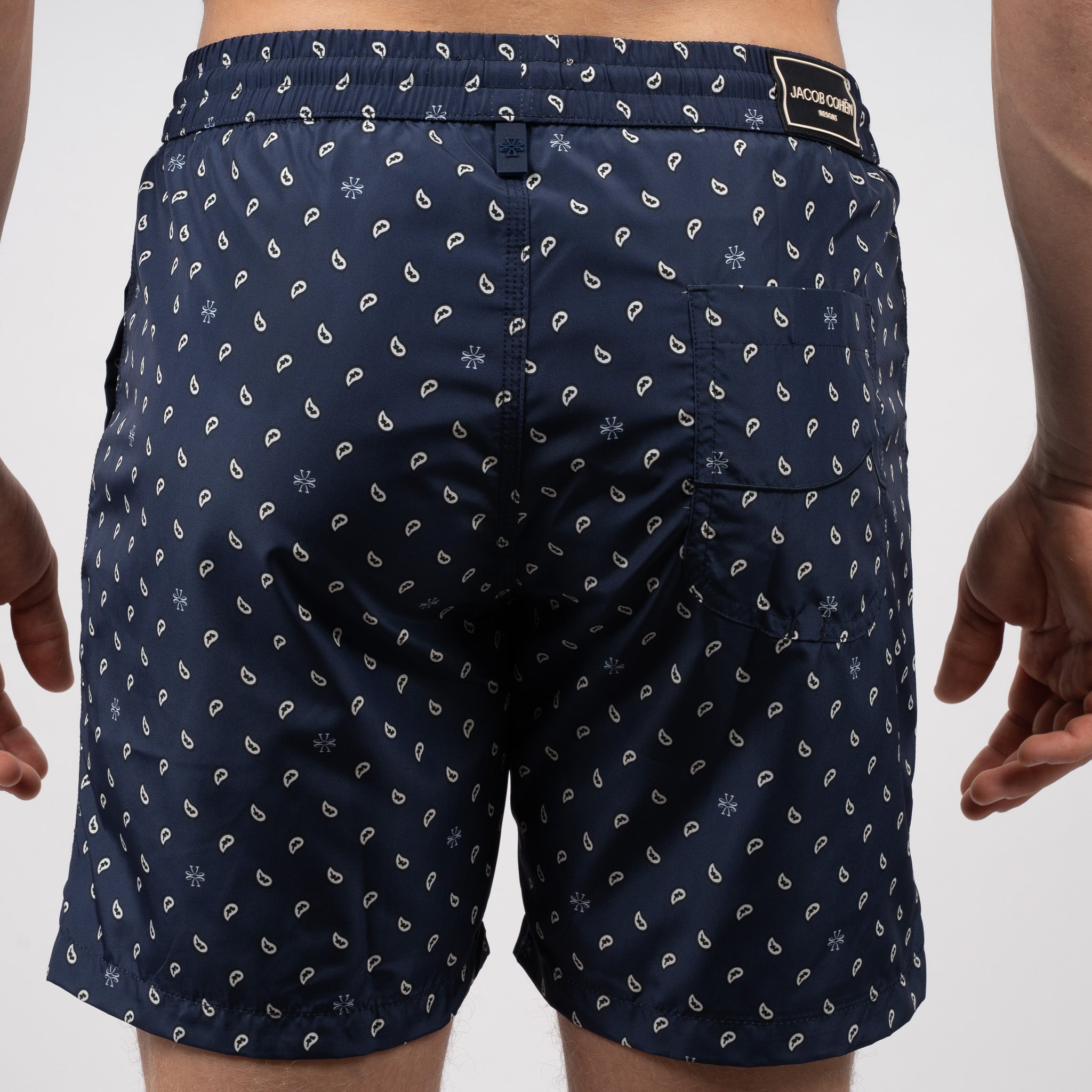 Jacob Cohen Zwembroek Paisley Blauw | Resort