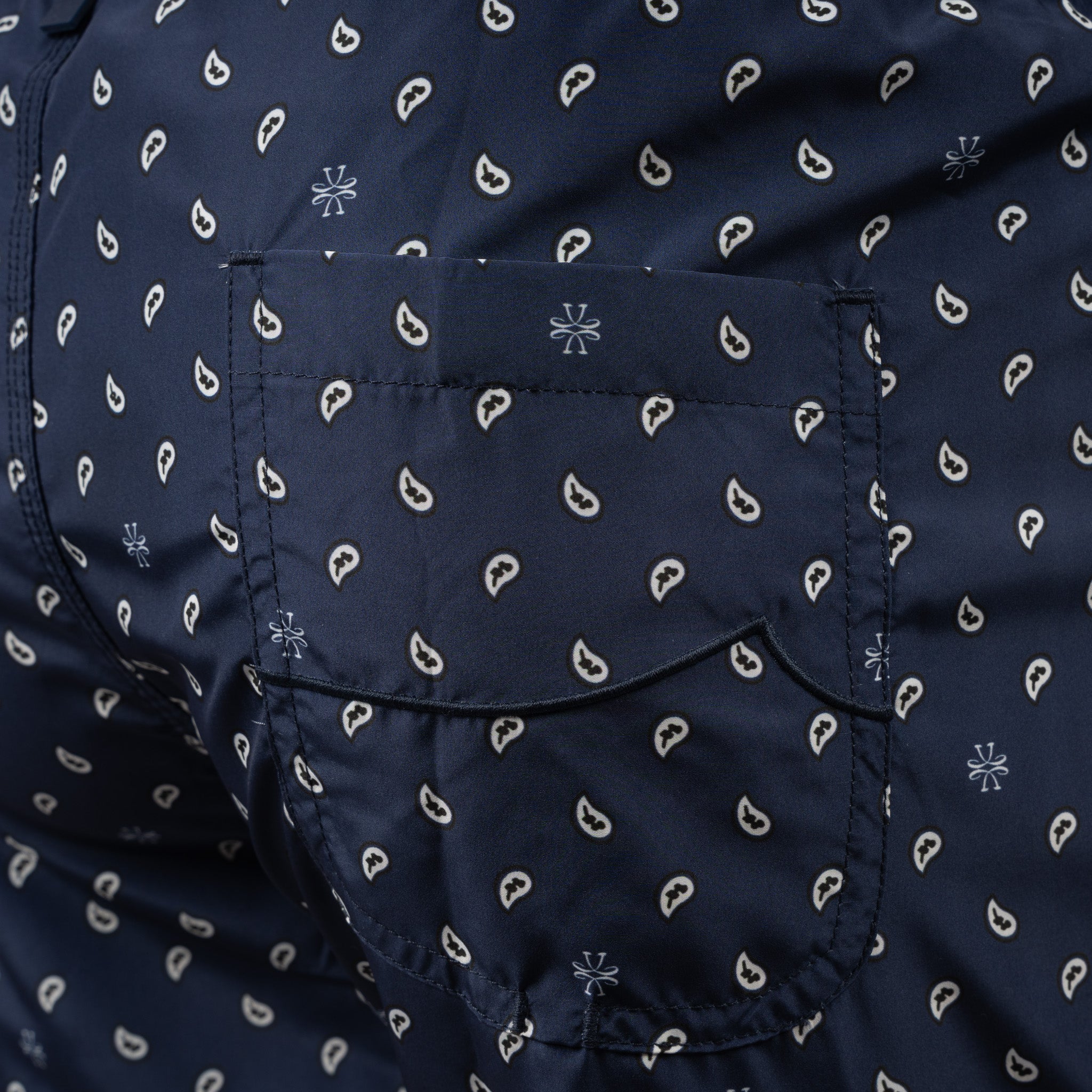 Jacob Cohen Zwembroek Paisley Blauw | Resort