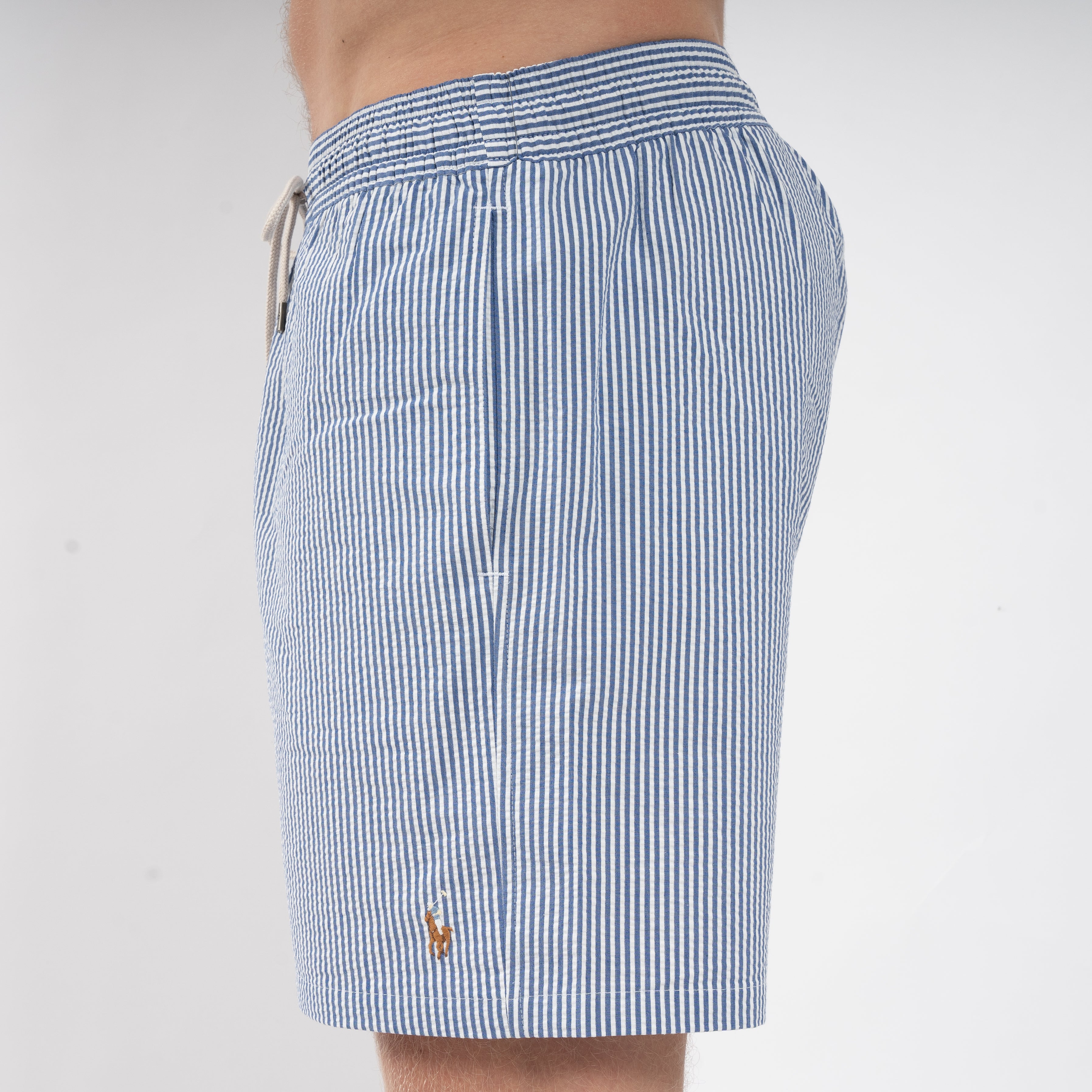 Ralph Lauren Zwembroek Blauw Gestreept | Seersucker