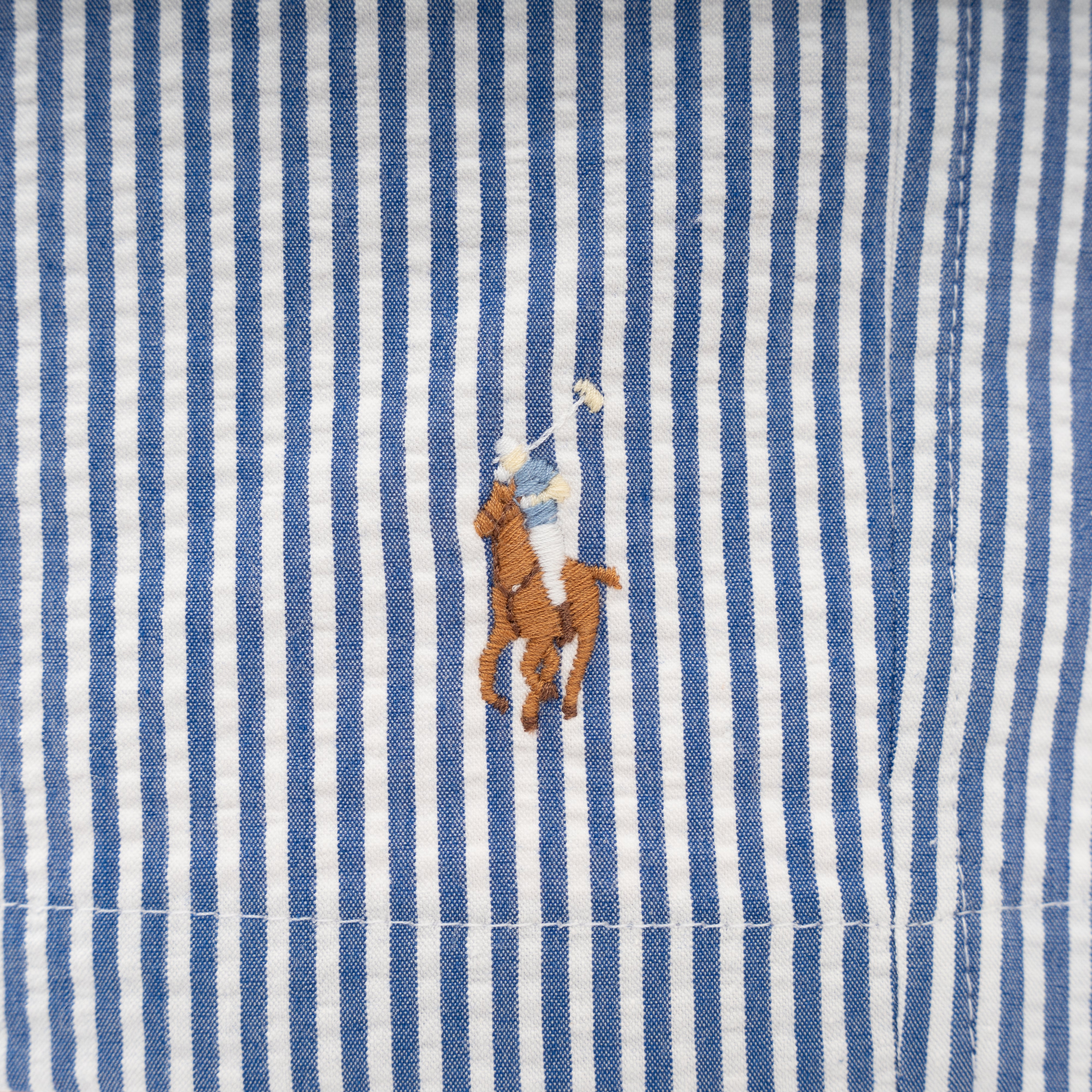 Ralph Lauren Zwembroek Blauw Gestreept | Seersucker