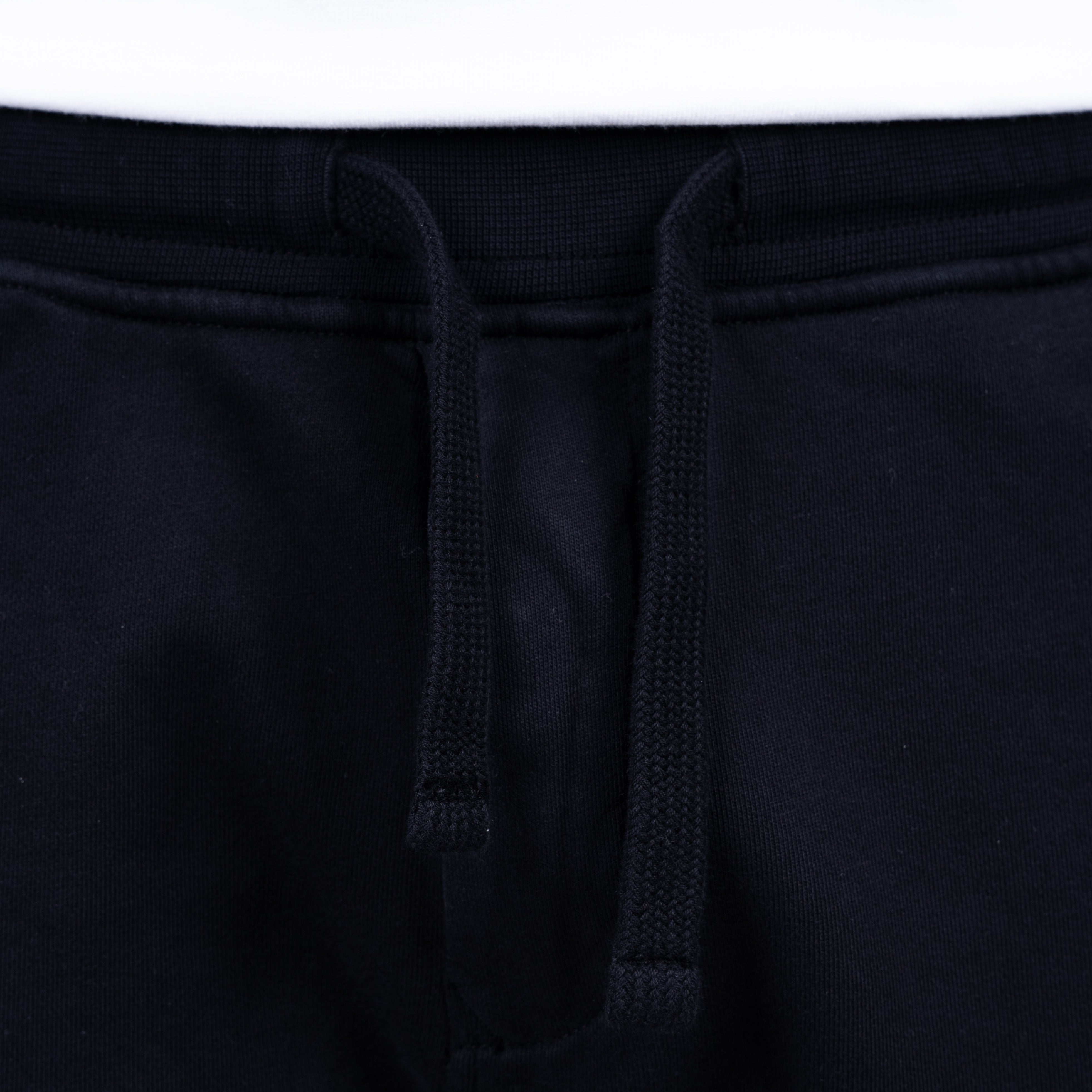 Stone Island Joggingbroek Zwart | Organic Cotton Fleece