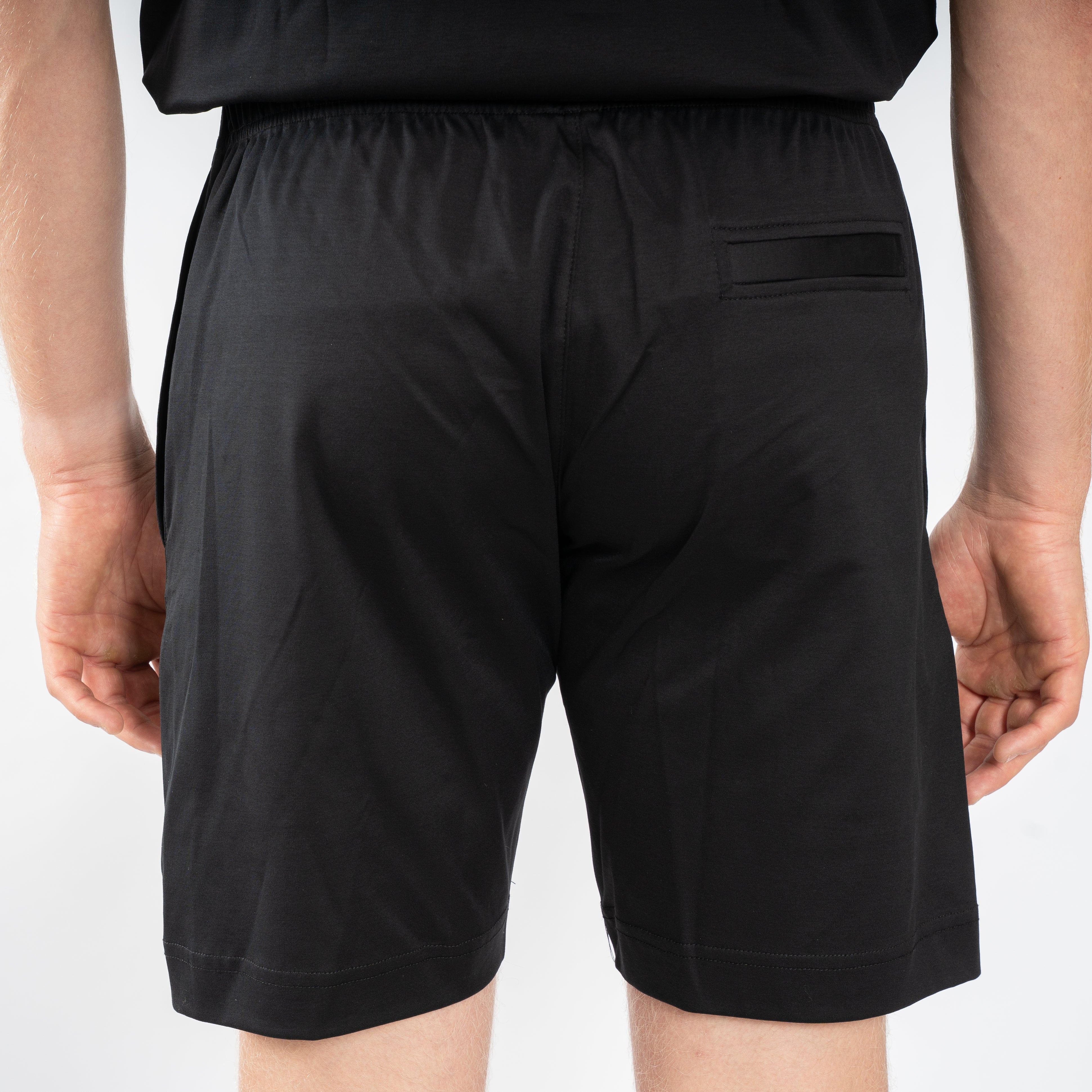 Valenza Korte Broek Zwart | Interlock Supima