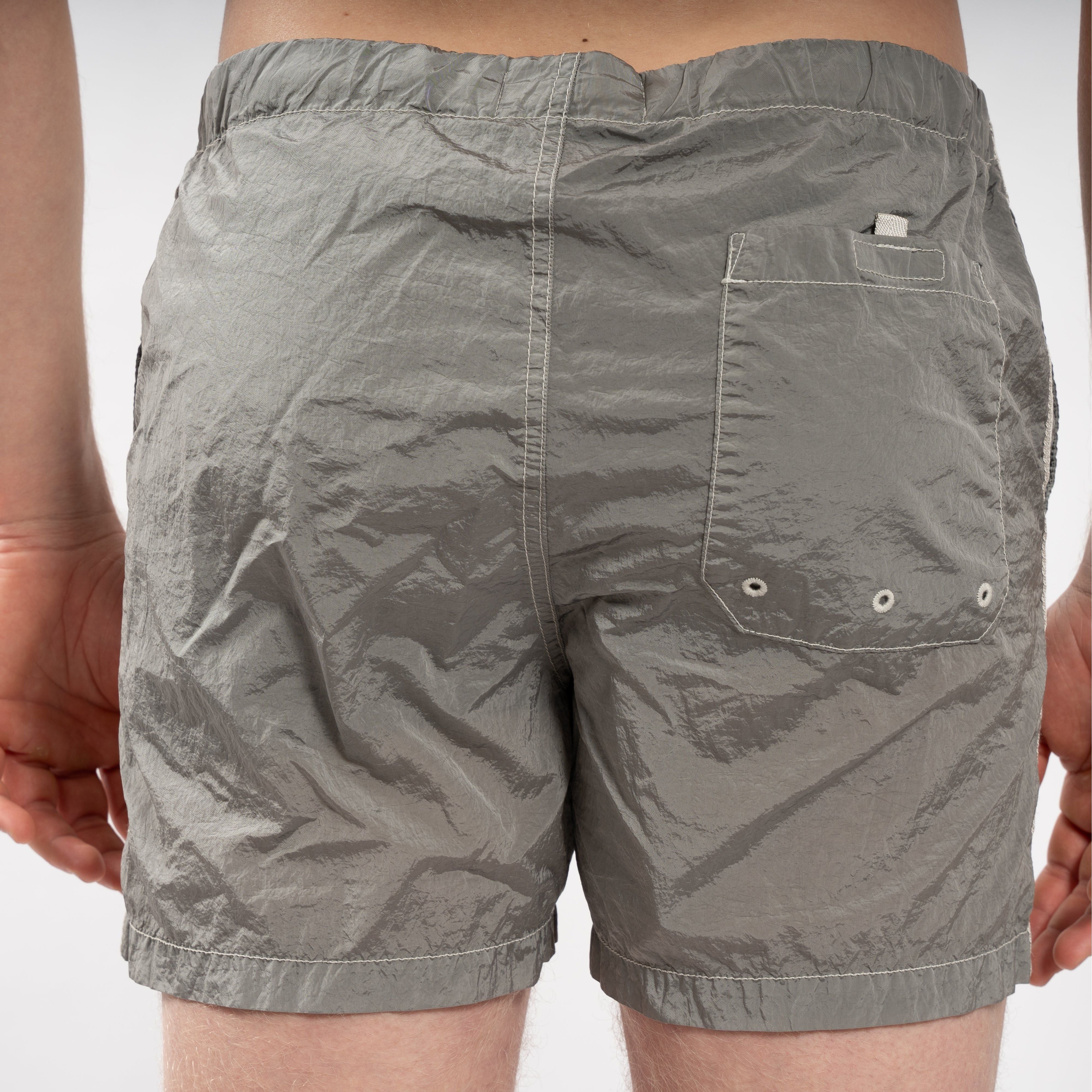 Stone Island Zwembroek Lichtgrijs | Nylon Metal