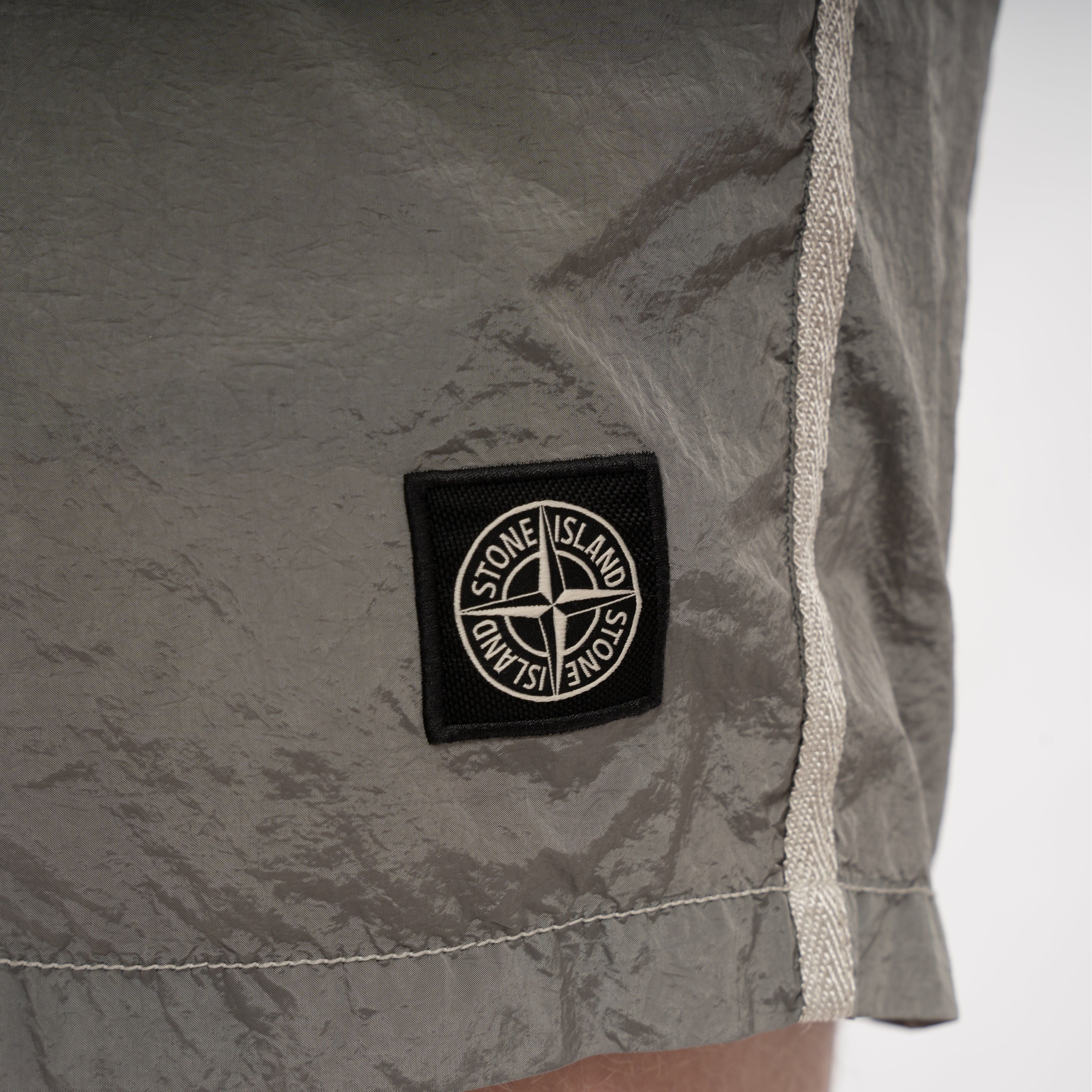 Stone Island Zwembroek Lichtgrijs | Nylon Metal