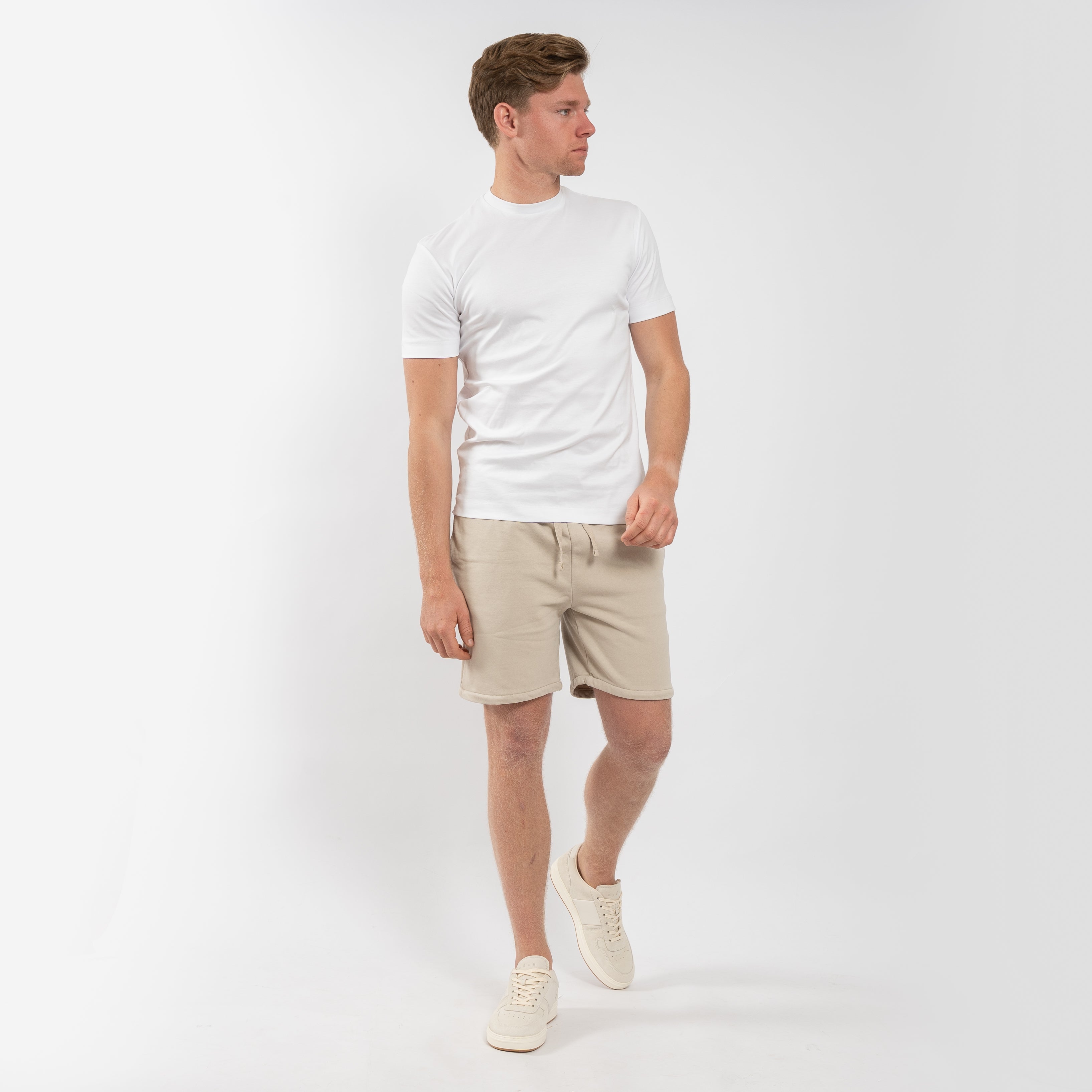 Ralph Lauren Korte Broek Beige | Loopback Fleece