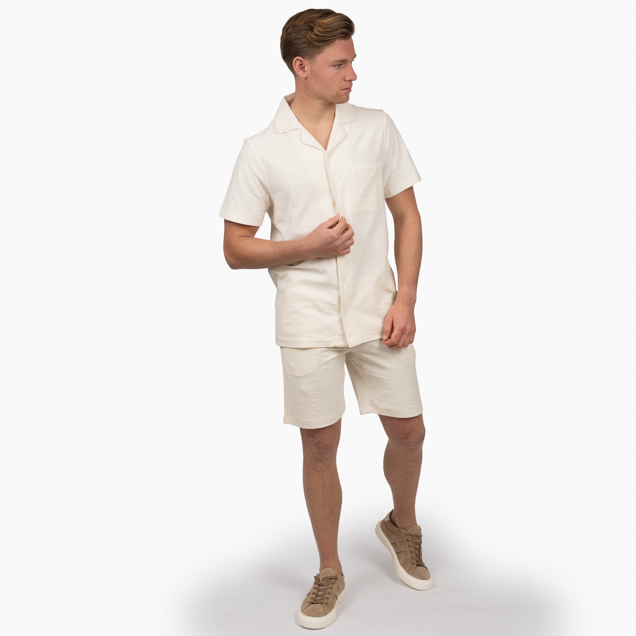 SEVEN DIALS Korte Broek Crème | Luca