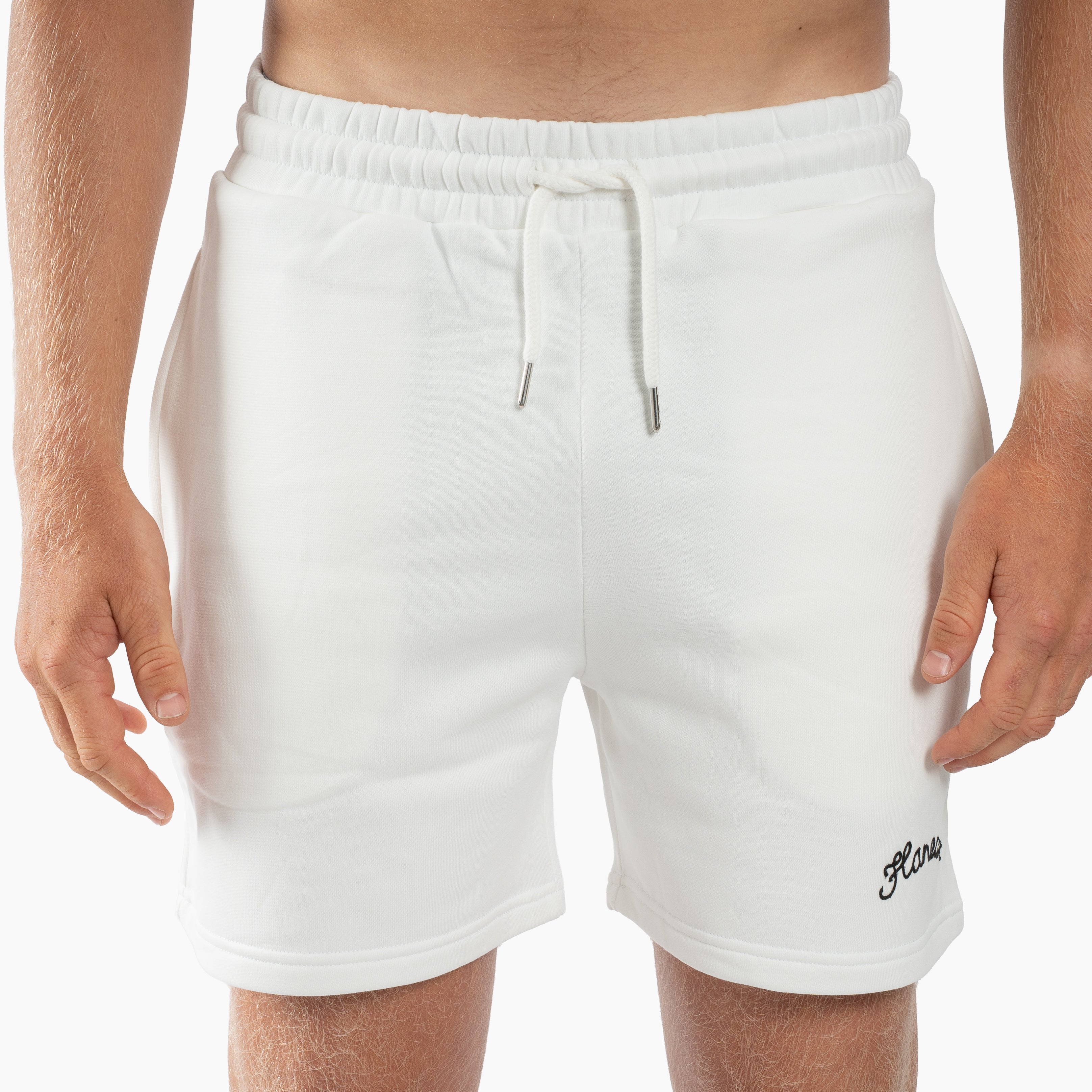 Flaneur Korte Broek Wit | Signature Shorts