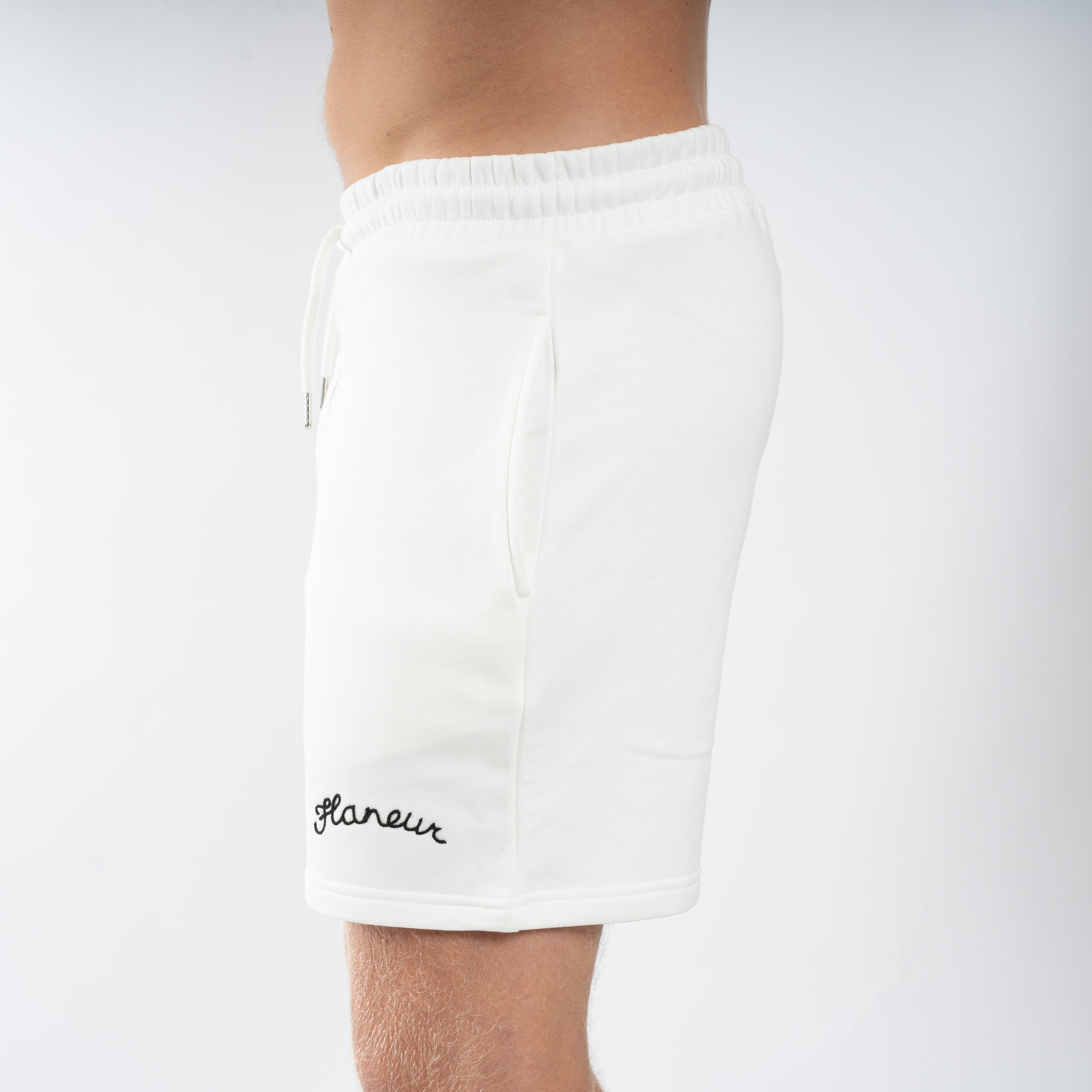 Flaneur Korte Broek Wit | Signature Shorts