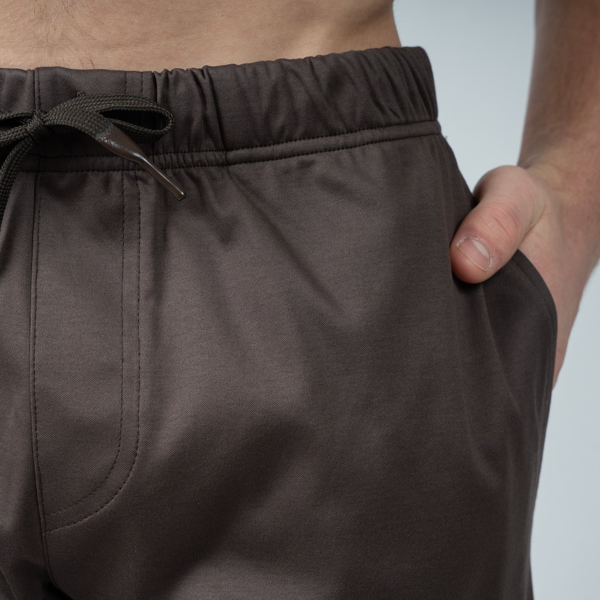 Valenza Korte Broek Donkerbruin | Interlock Supima