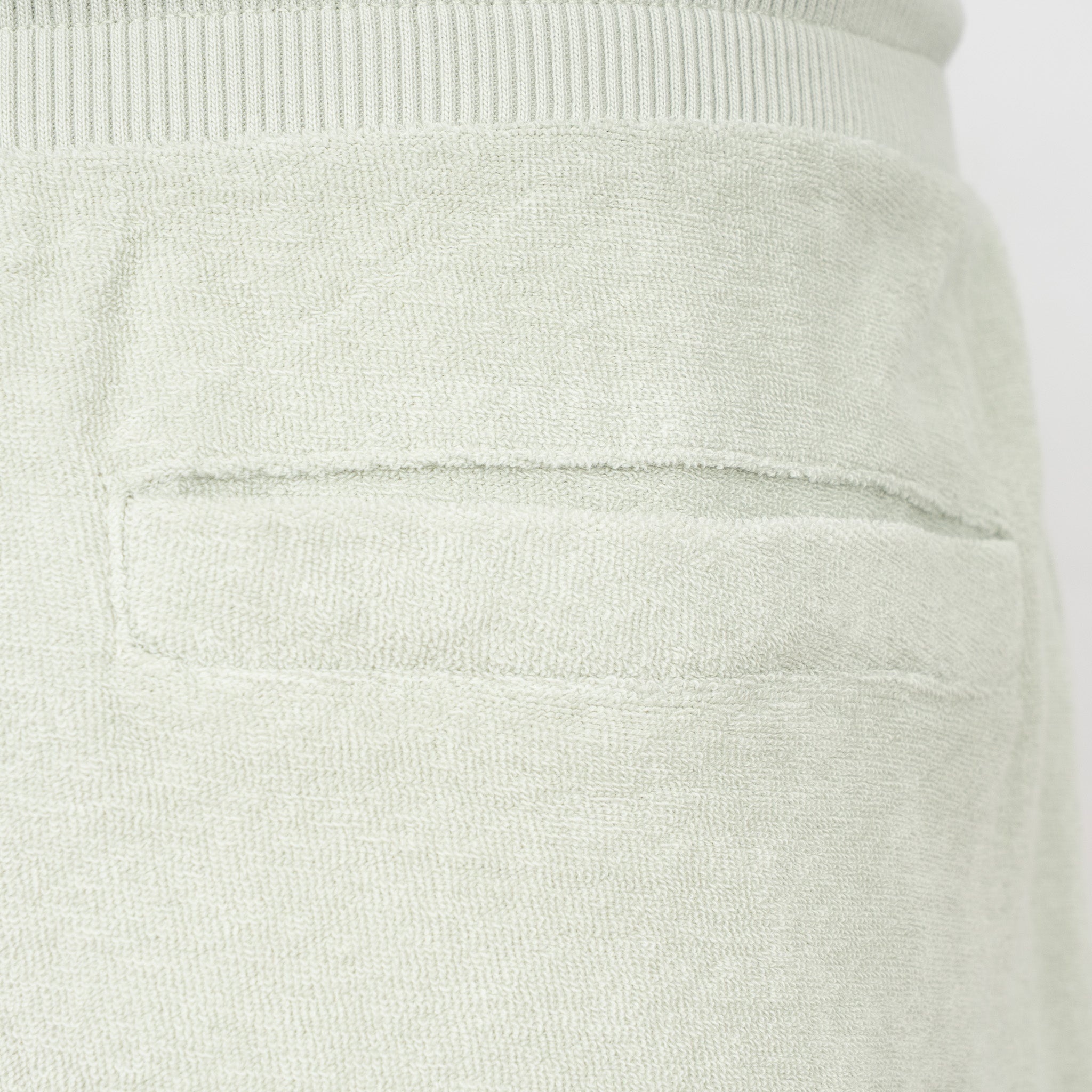 Genti Badstof Korte Broek Mintgroen | Organic Cotton