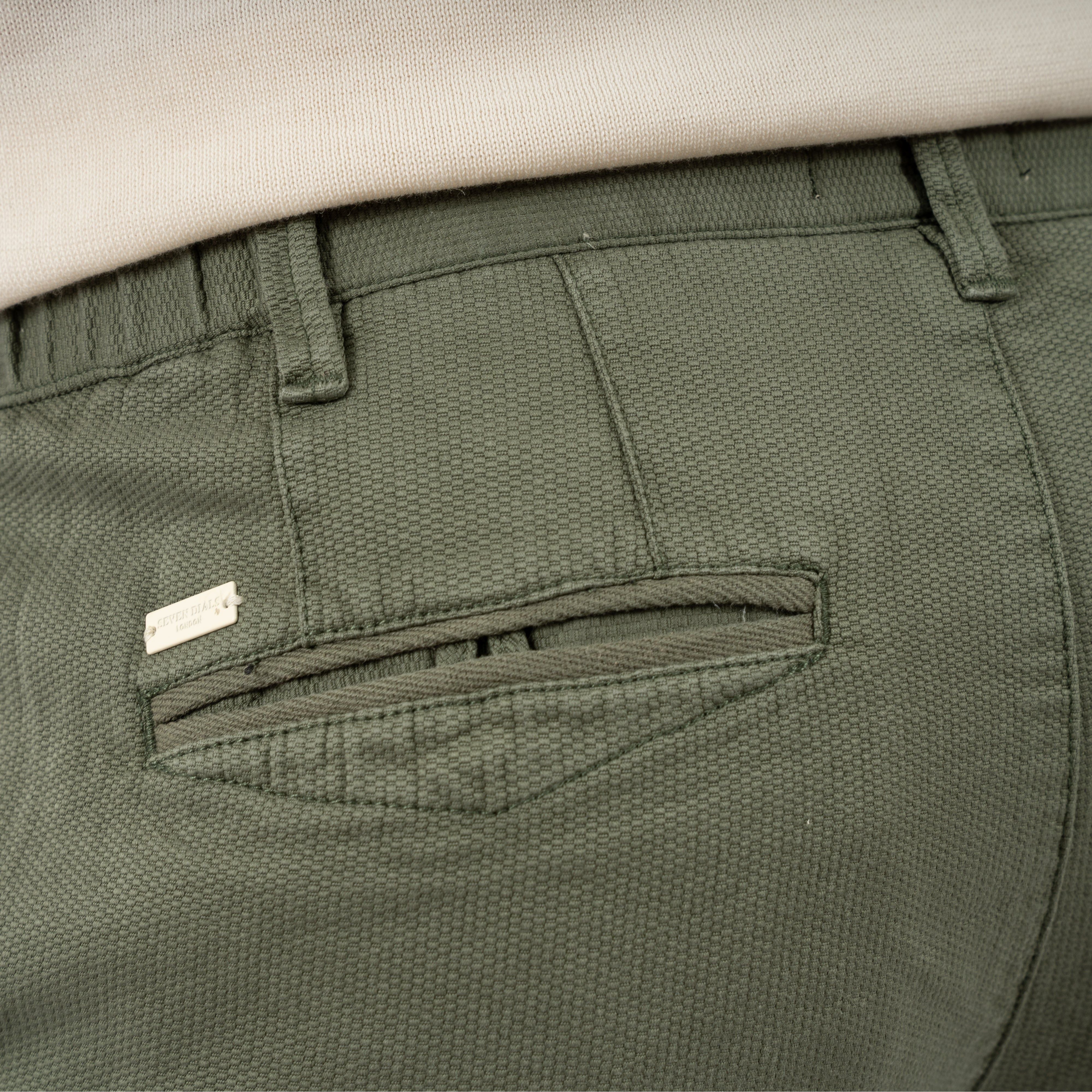 SEVEN DIALS Korte Broek Groen | Audel