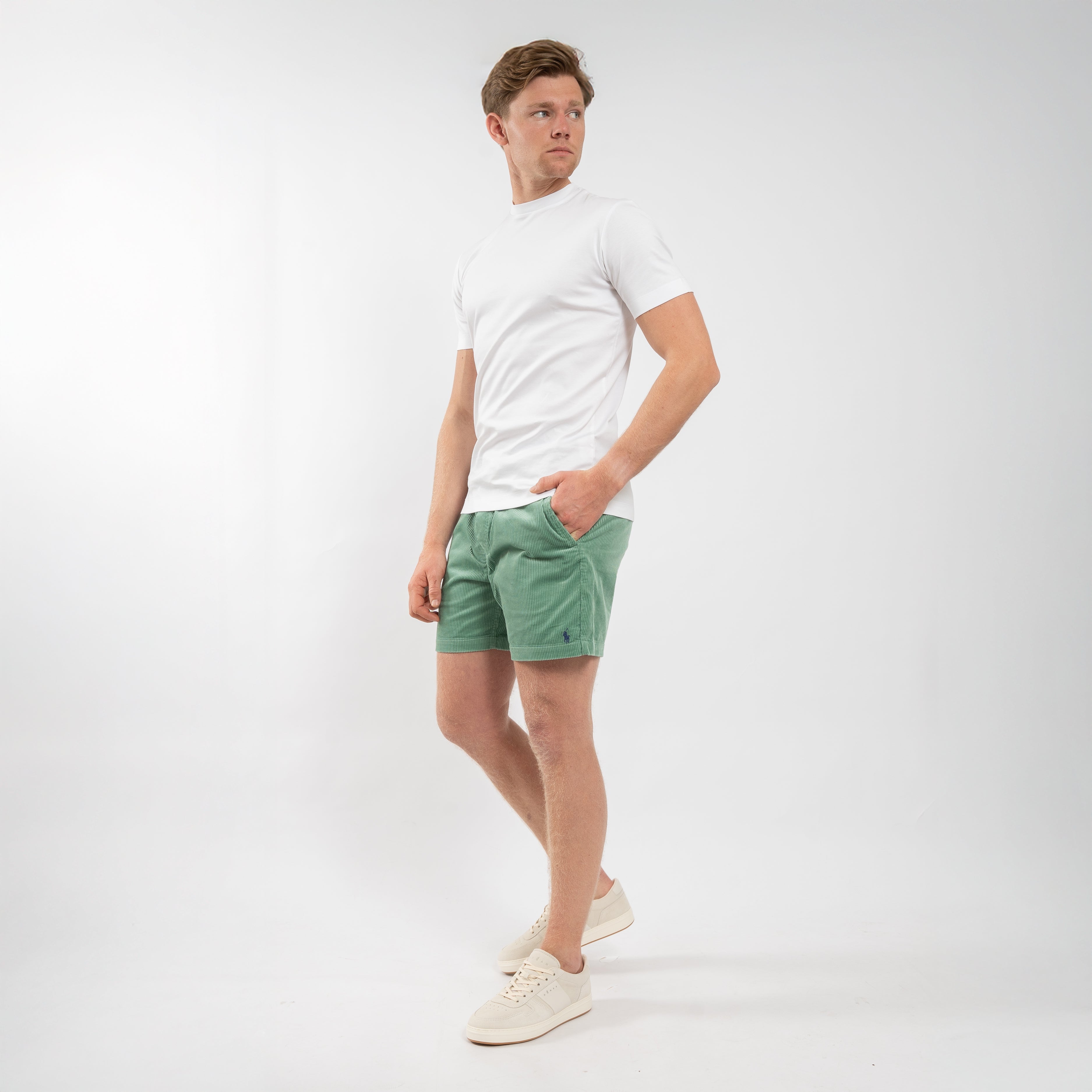 Ralph Lauren Korte Broek Groen | Corduroy