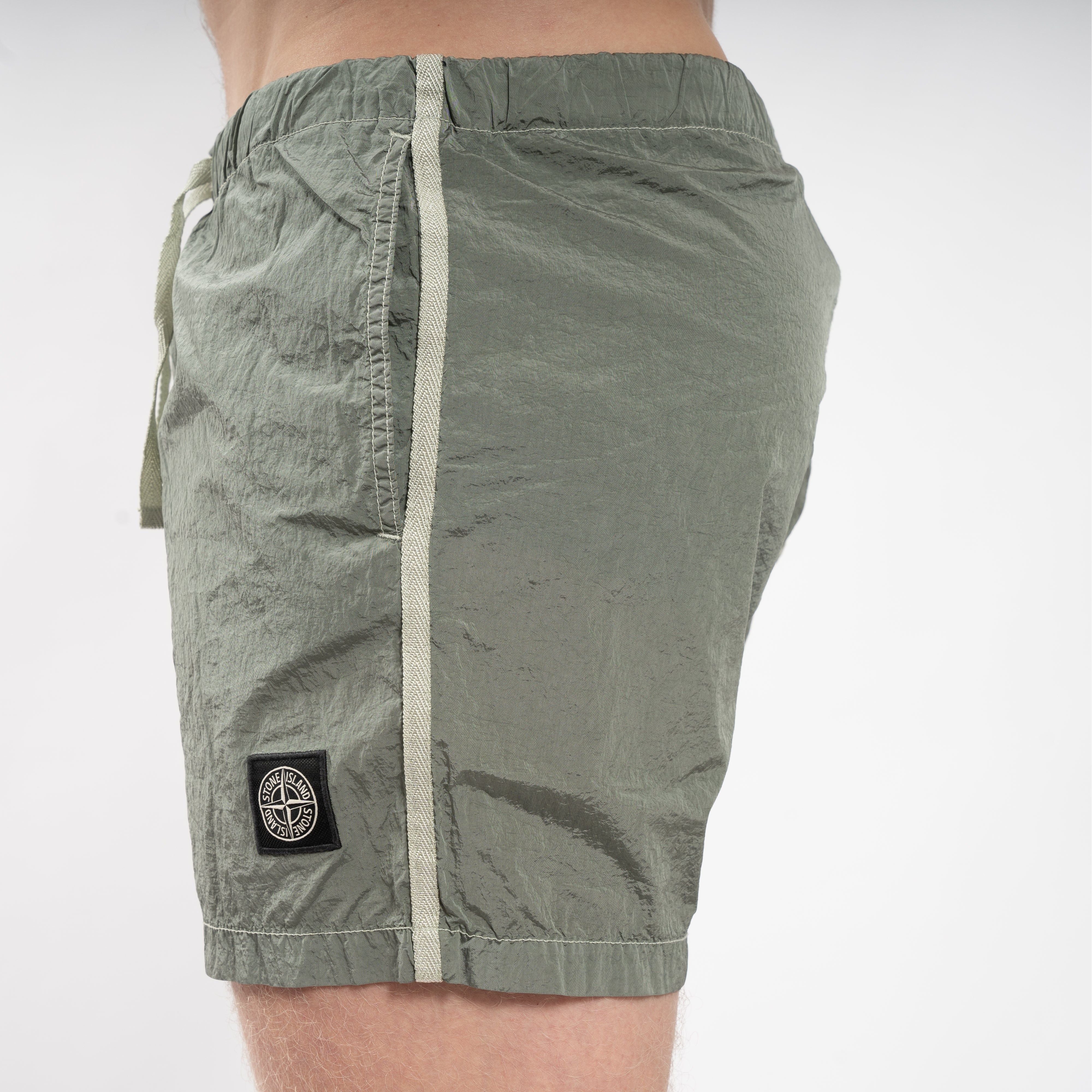Stone Island Zwembroek Groen | Nylon Metal
