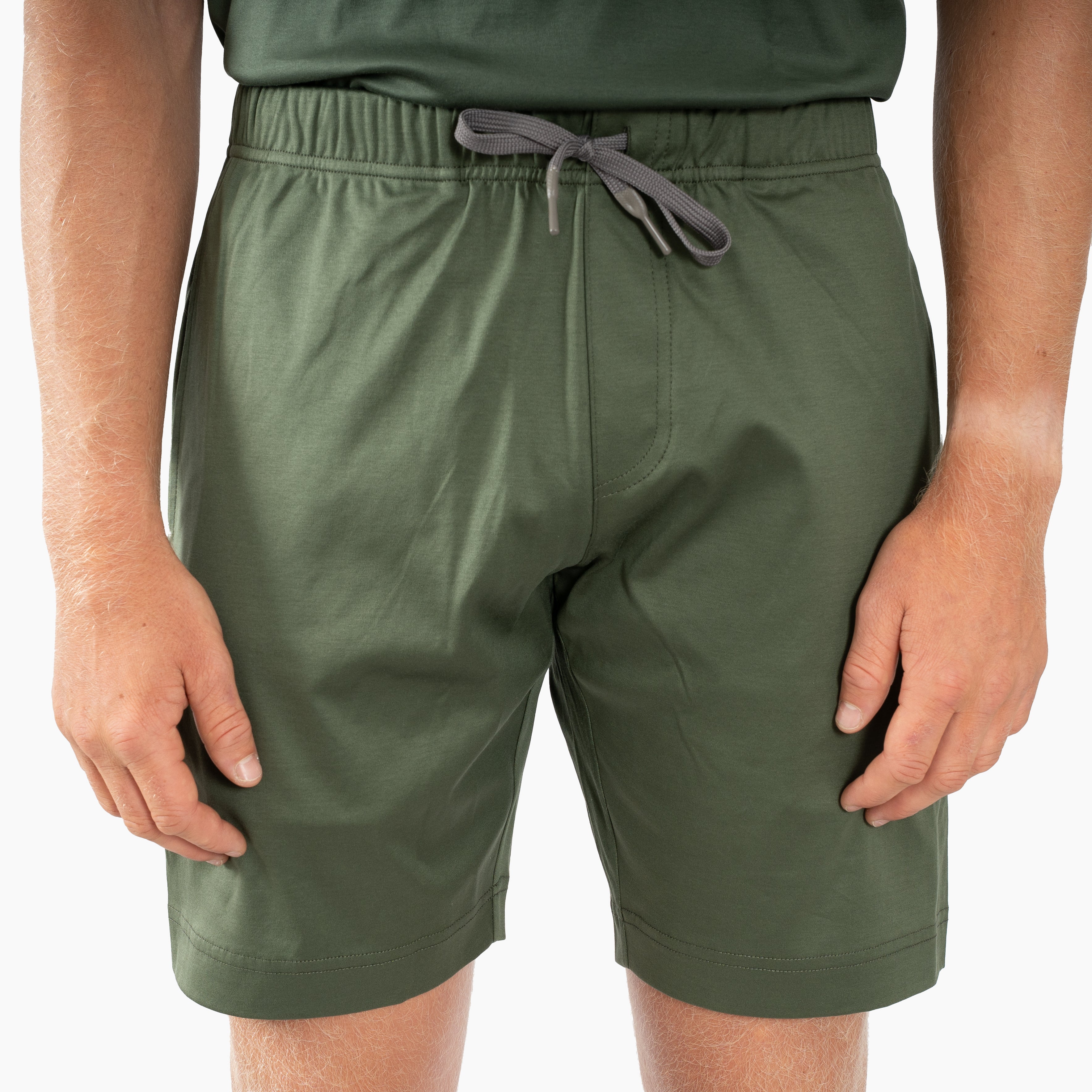 Valenza Korte Broek Groen | Interlock Supima