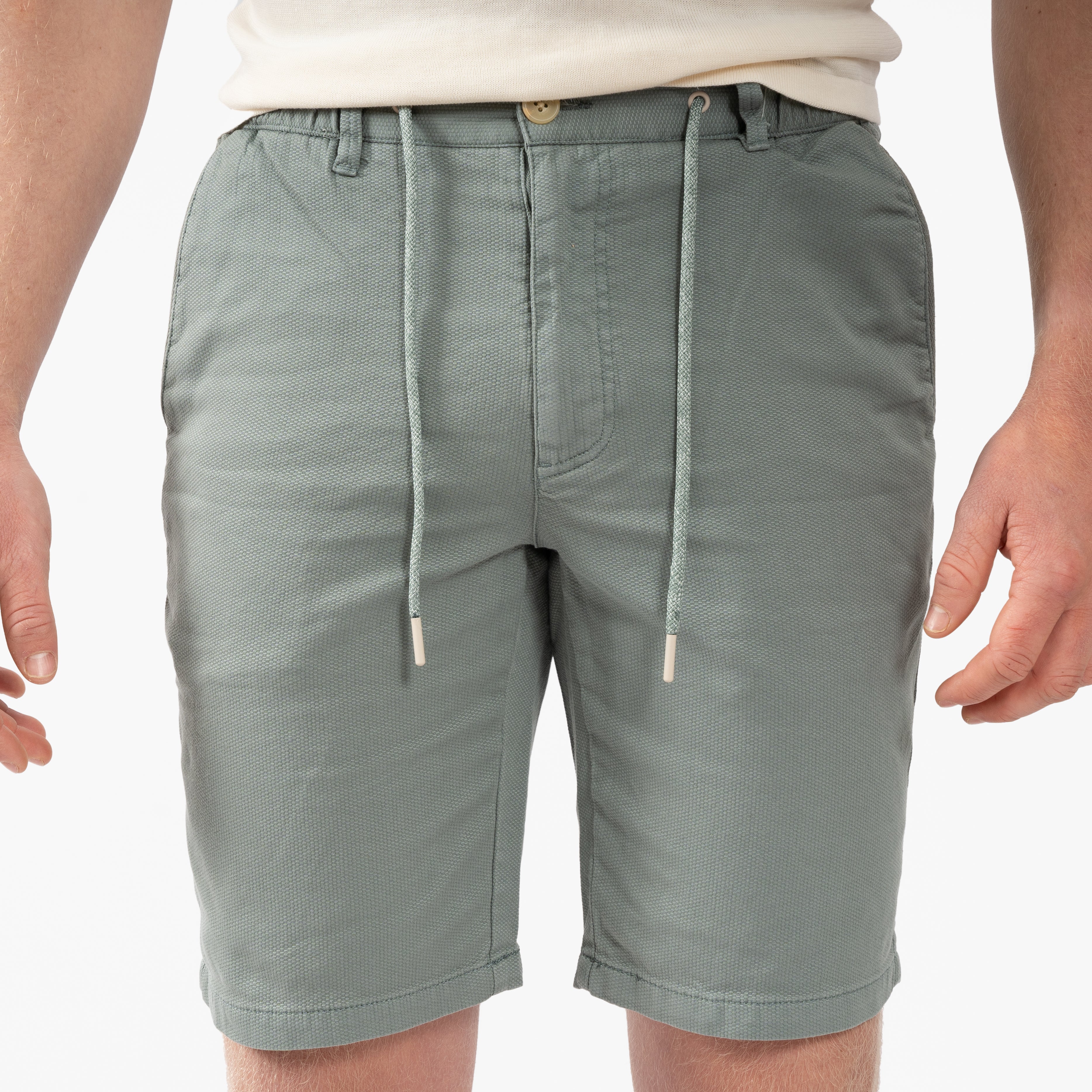 SEVEN DIALS Korte Broek Middelgroen | Audel