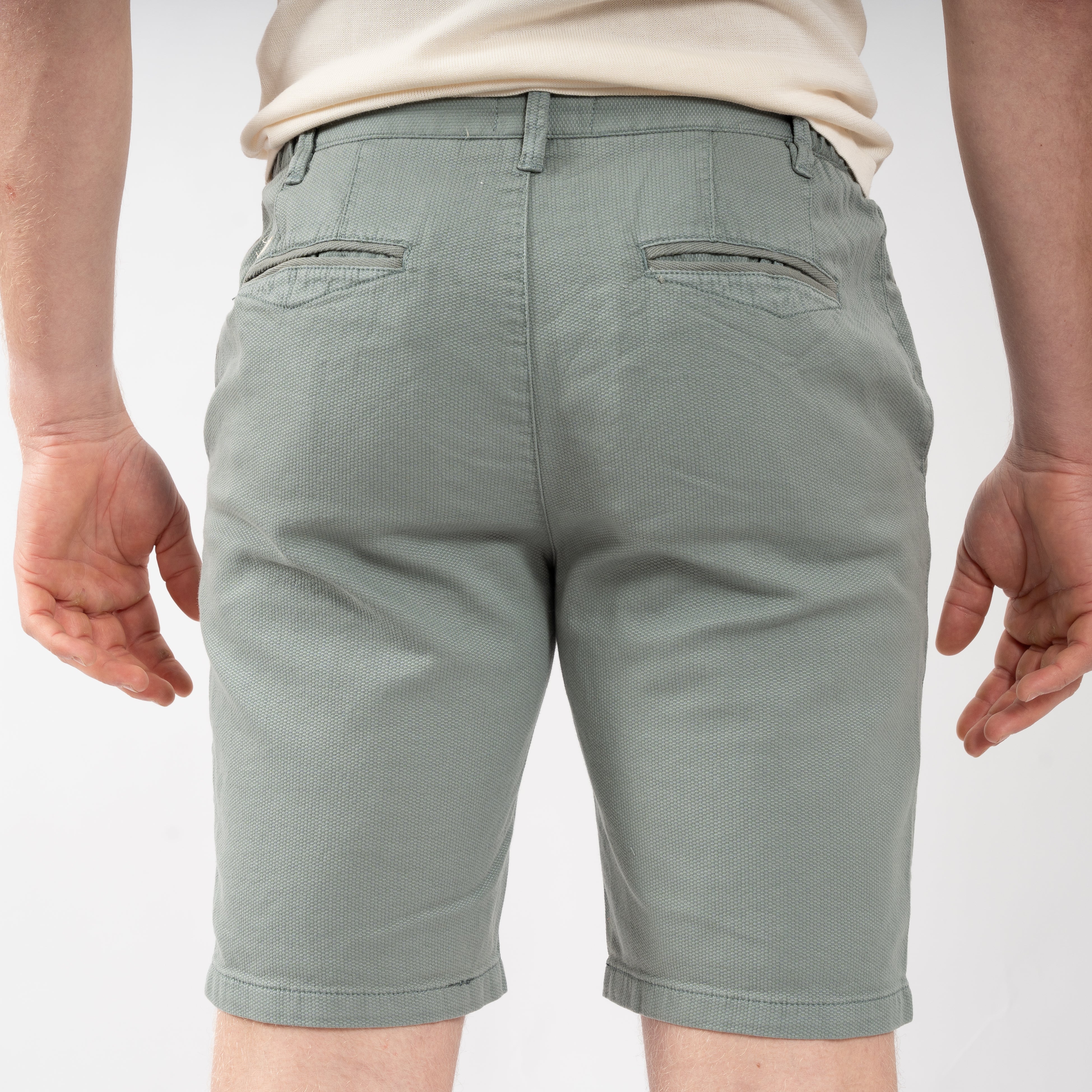 SEVEN DIALS Korte Broek Middelgroen | Audel