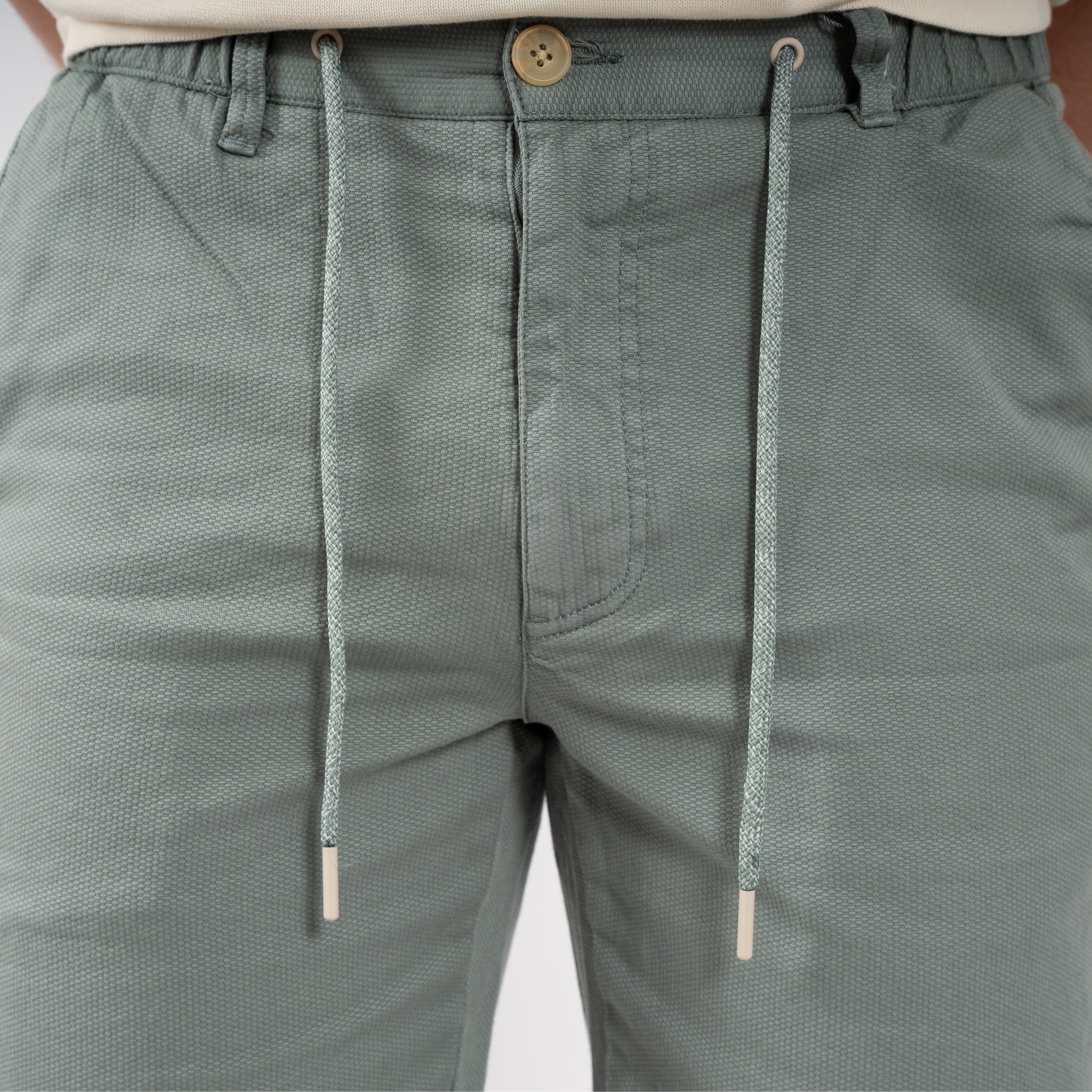 SEVEN DIALS Korte Broek Middelgroen | Audel