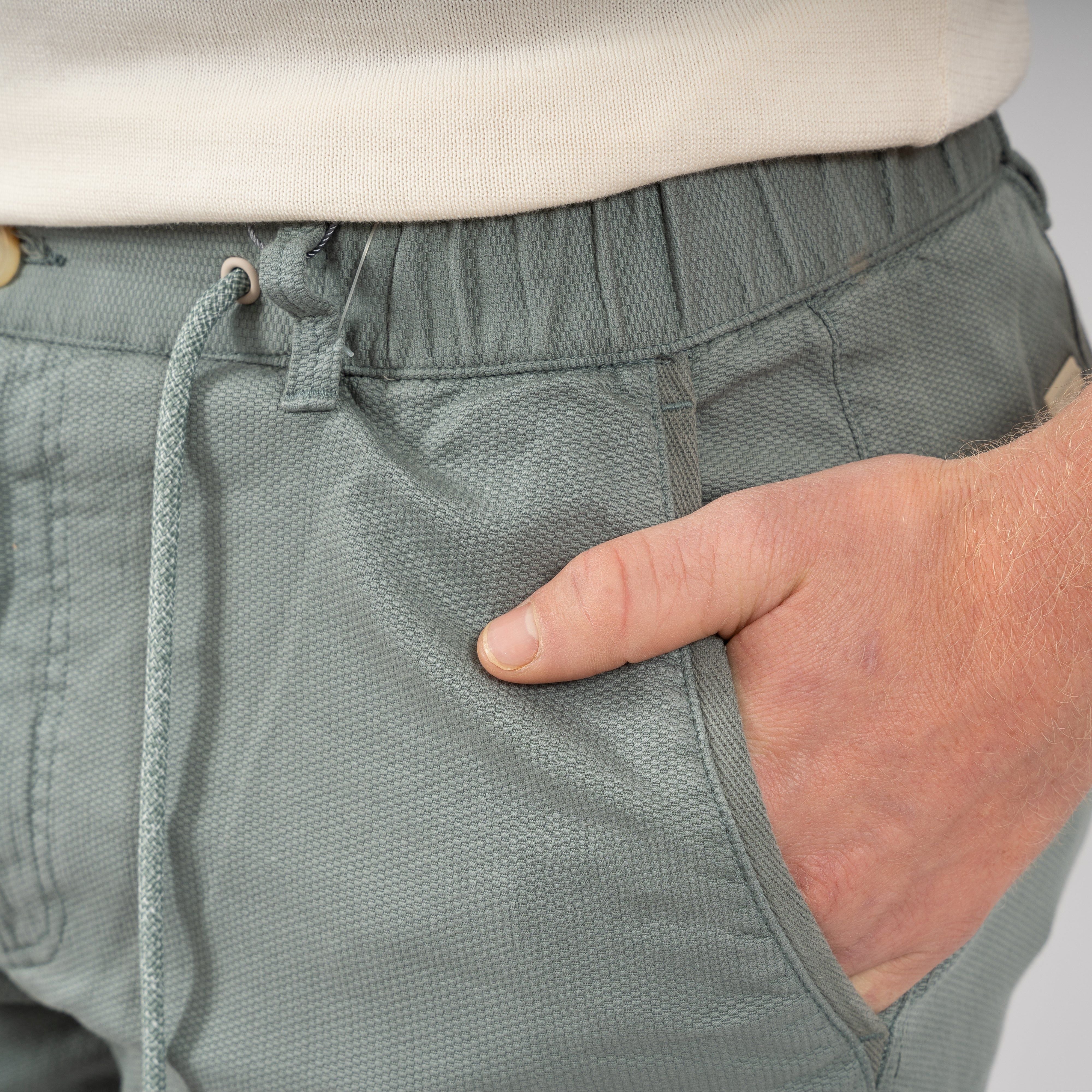 SEVEN DIALS Korte Broek Middelgroen | Audel