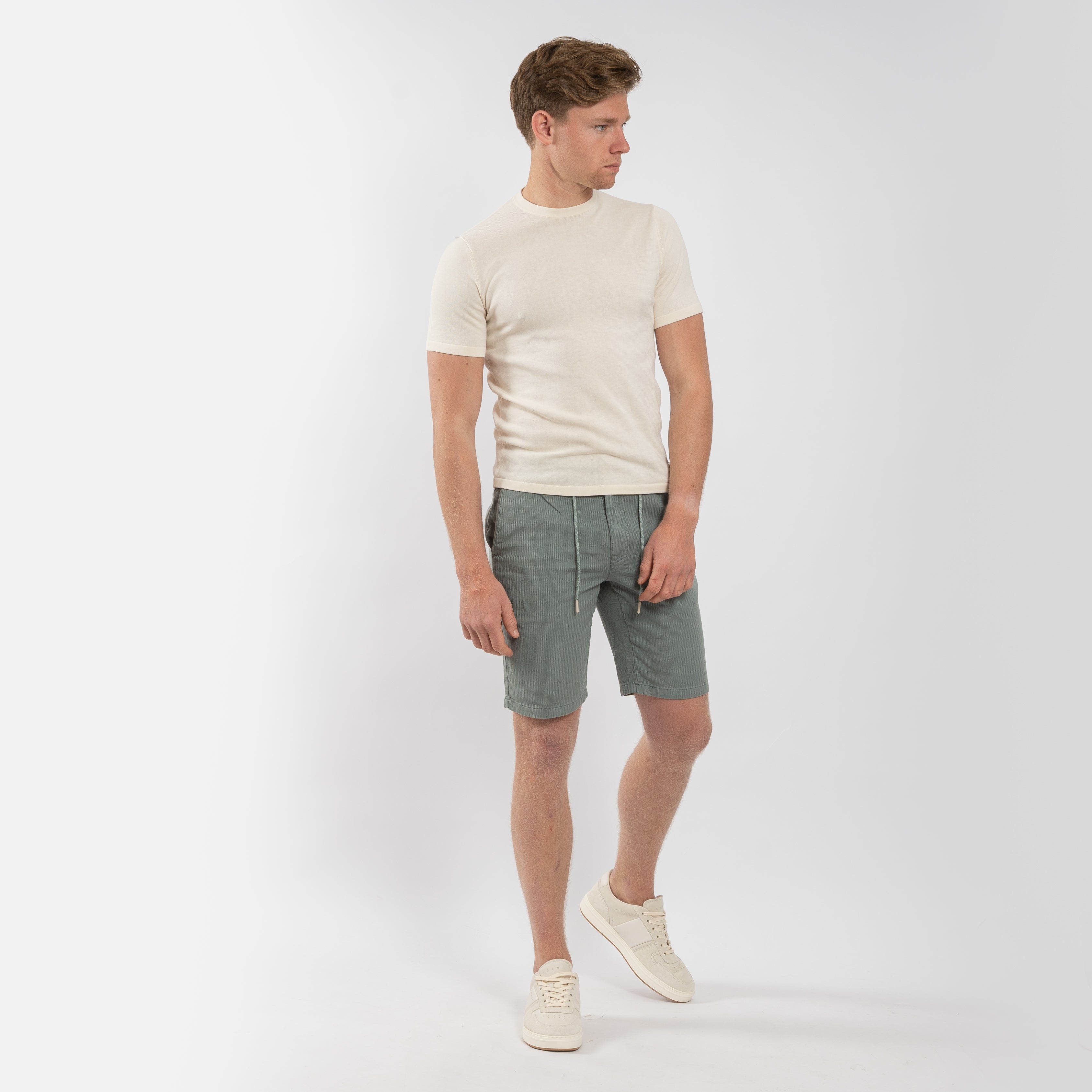 SEVEN DIALS Korte Broek Middelgroen | Audel