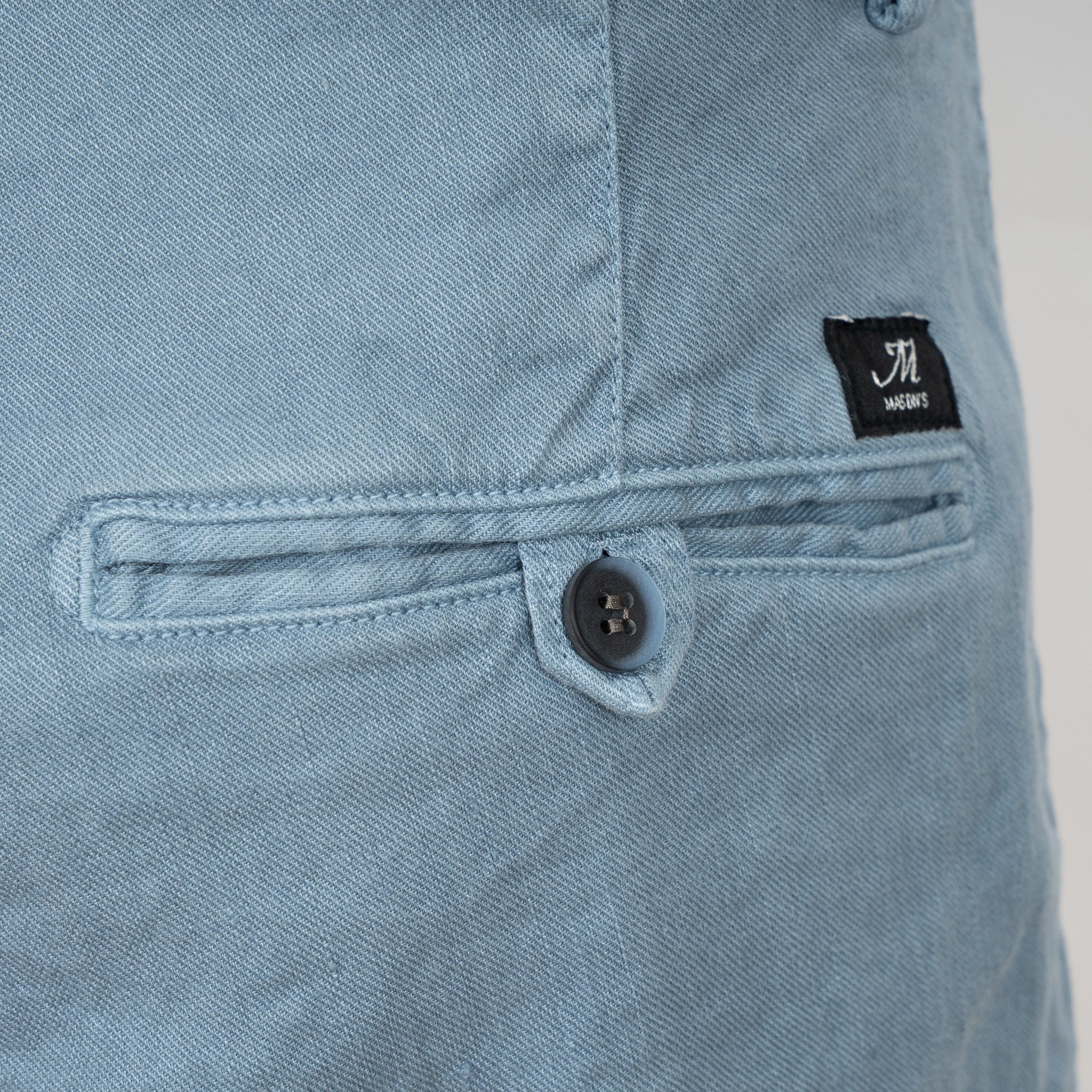 Mason's Korte Broek Staalblauw | Torino Short