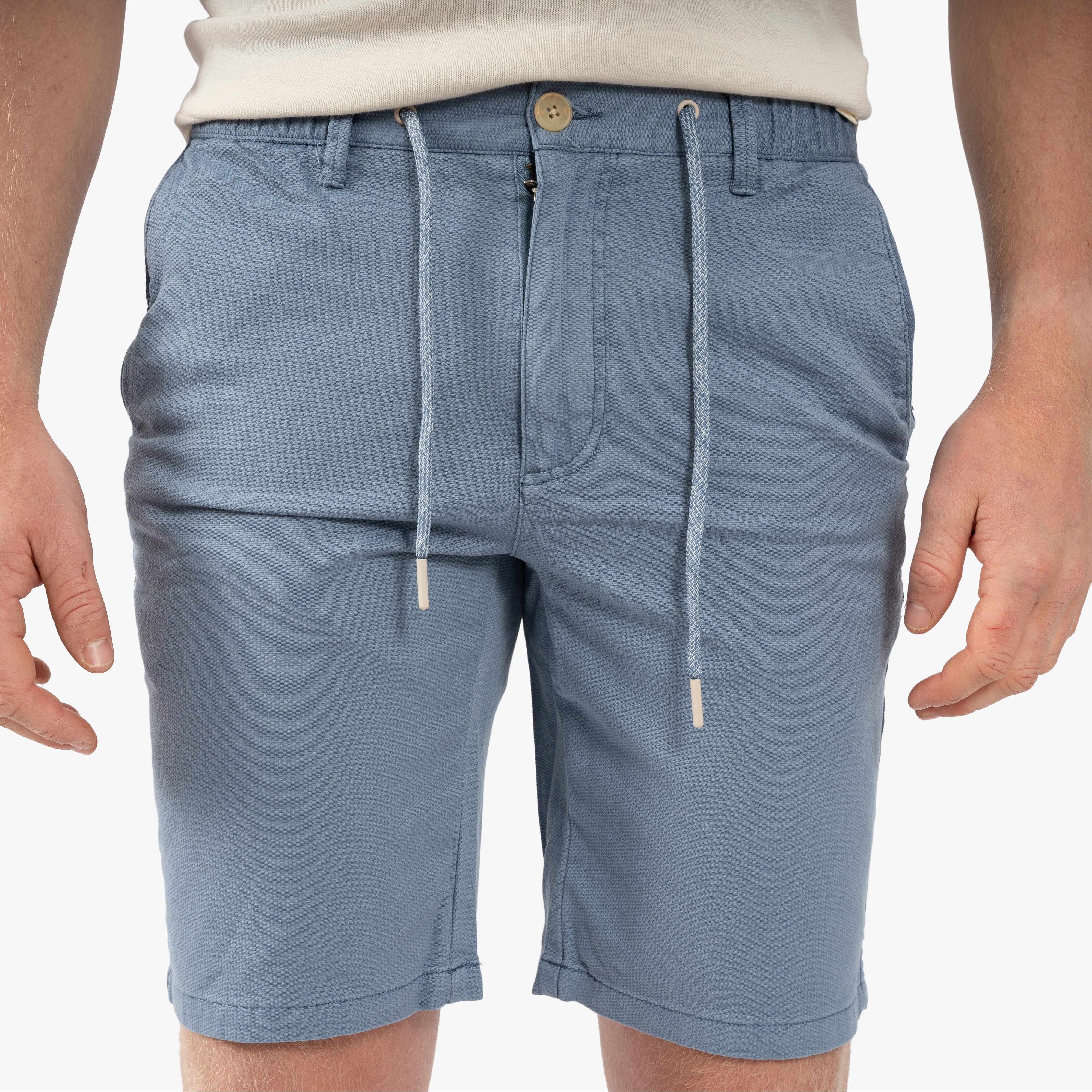 SEVEN DIALS Korte Broek Staalblauw | Audel