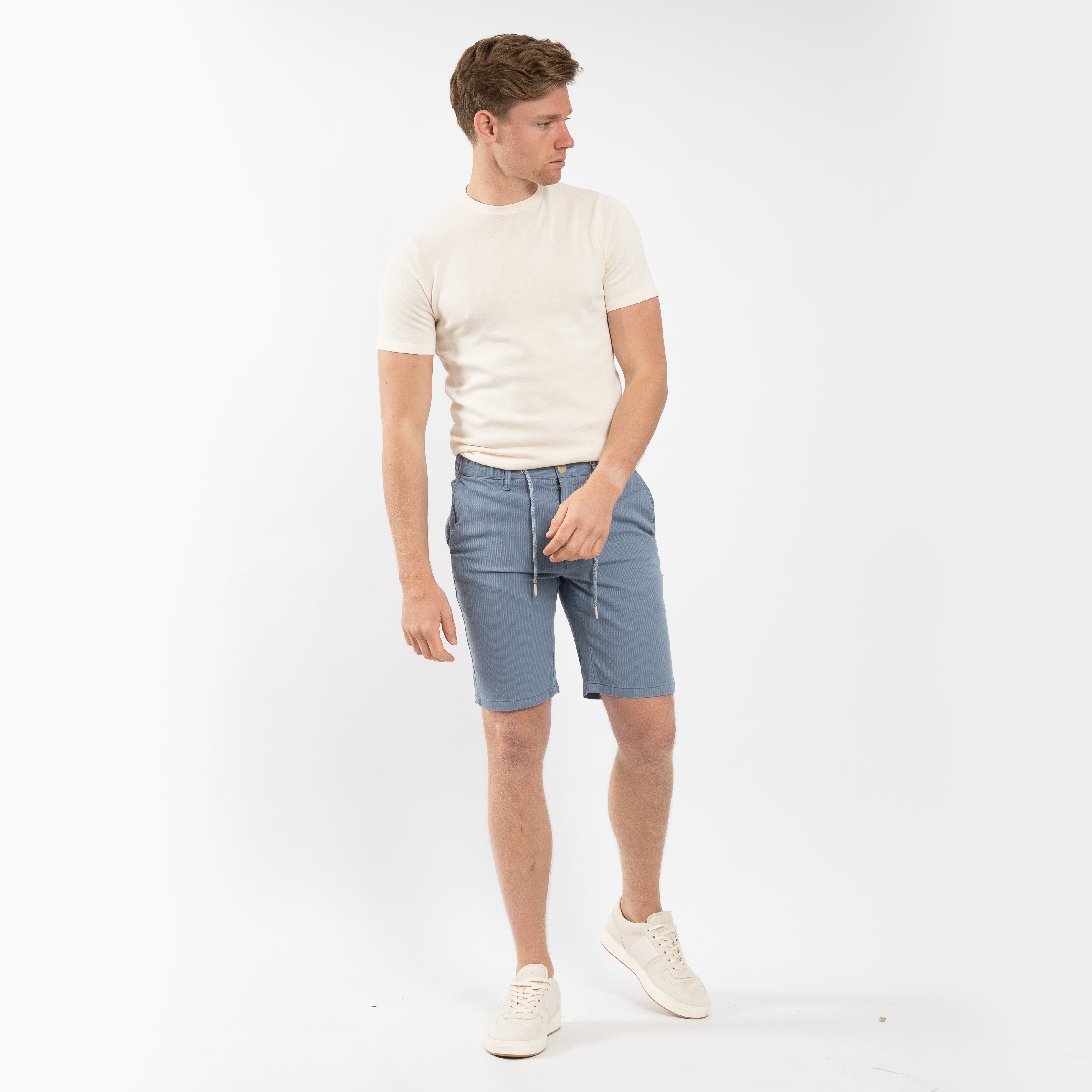 SEVEN DIALS Korte Broek Staalblauw | Audel