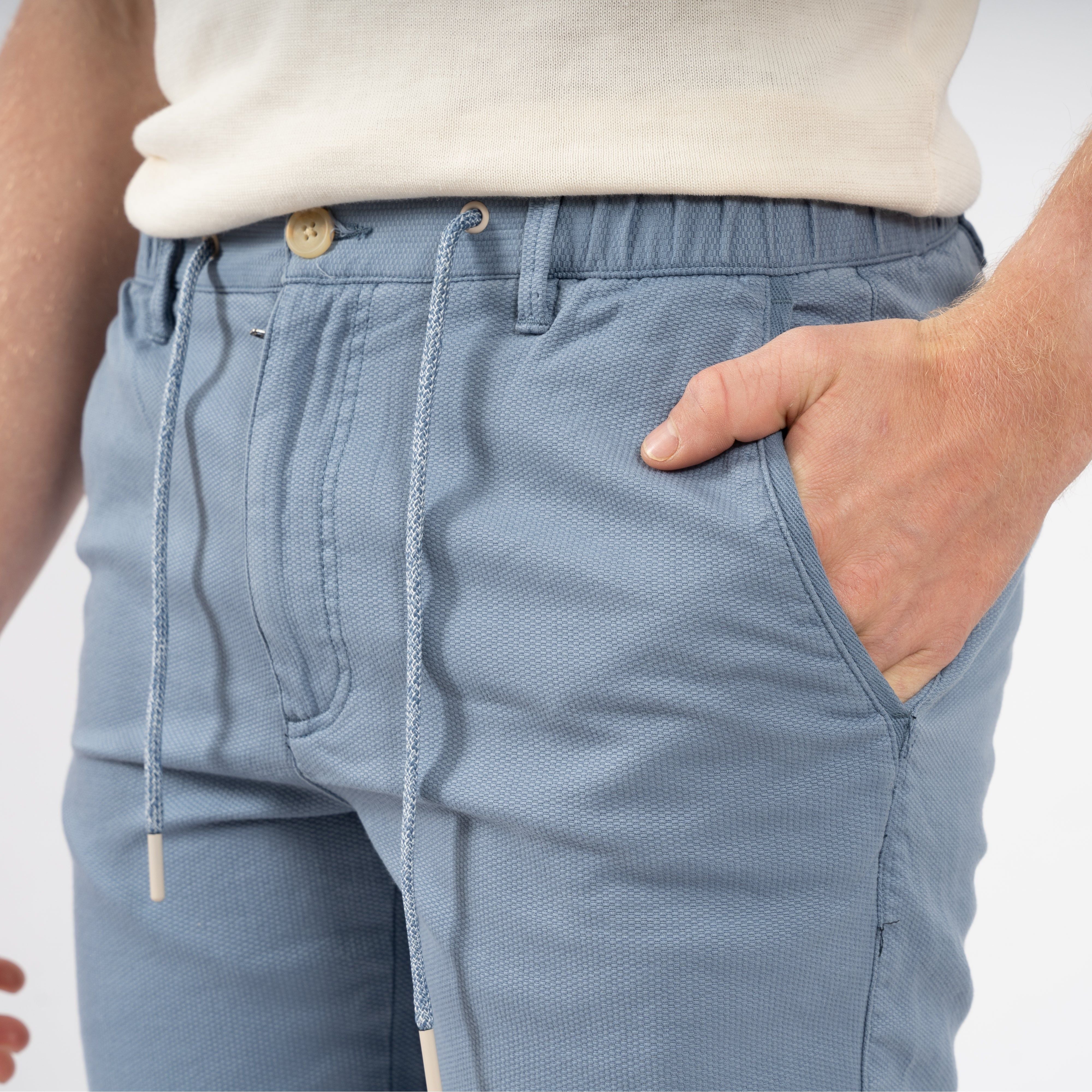 SEVEN DIALS Korte Broek Staalblauw | Audel