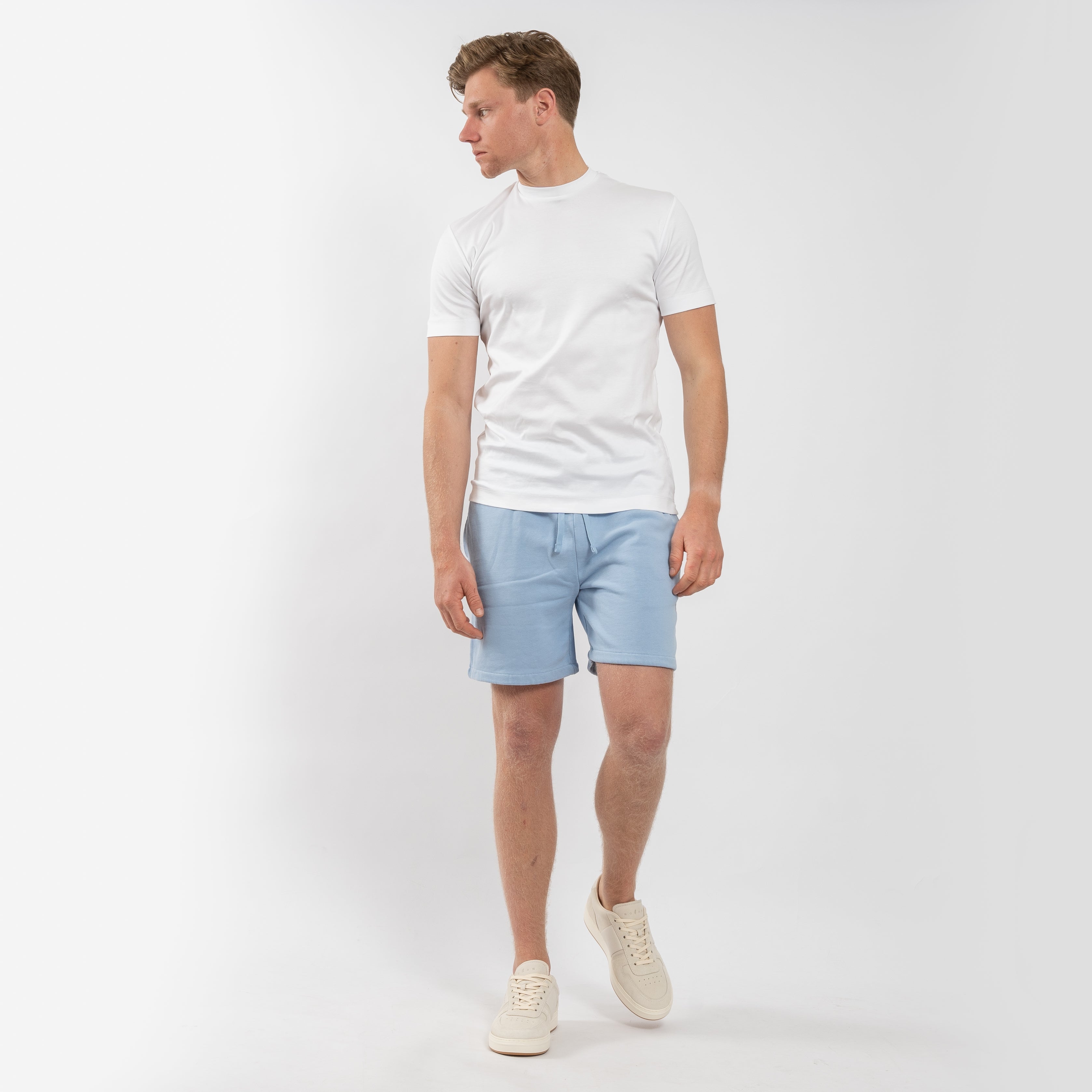 Ralph Lauren Korte Broek Lichtblauw | Loopback Fleece