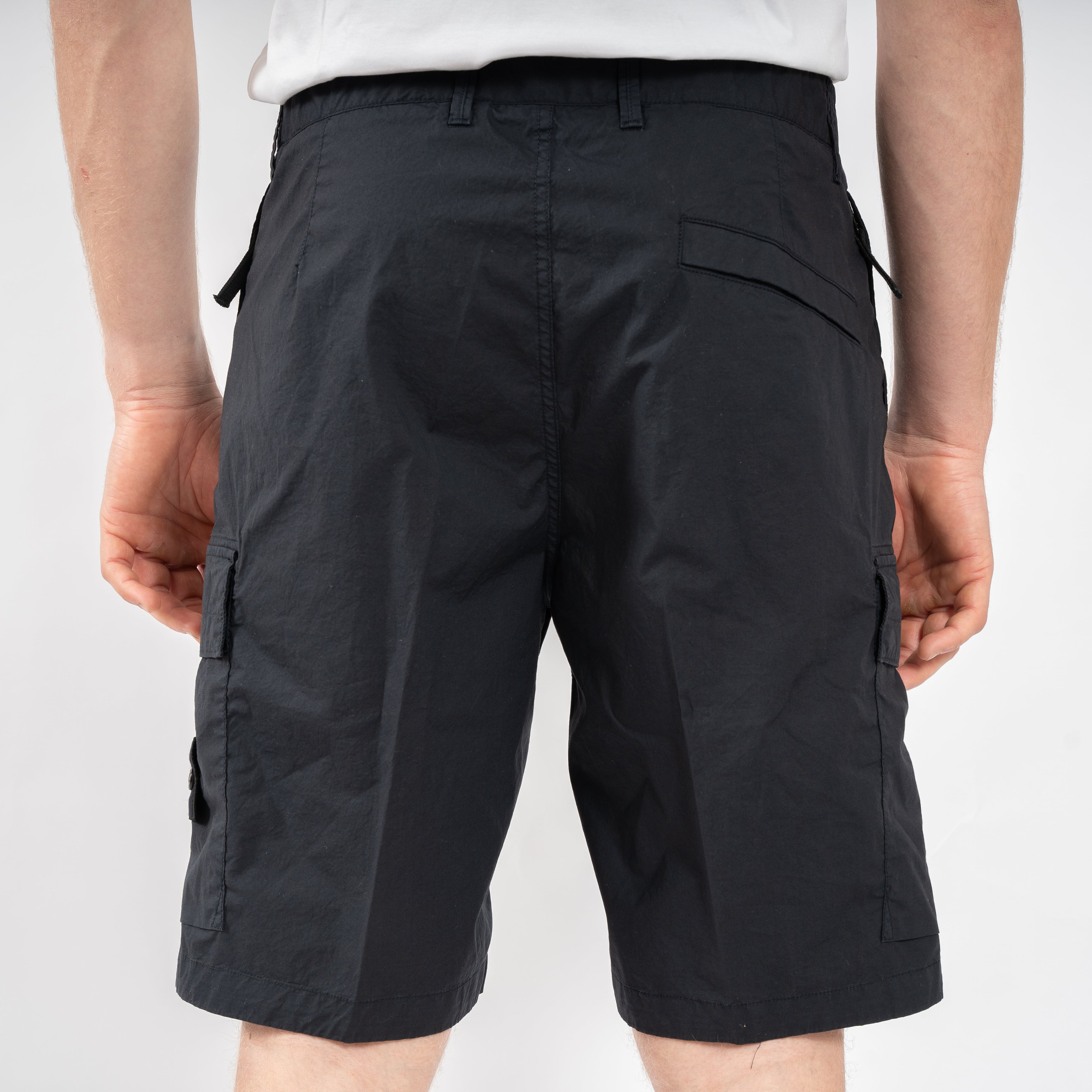 Stone Island Korte Broek Donkerblauw | Paracadute