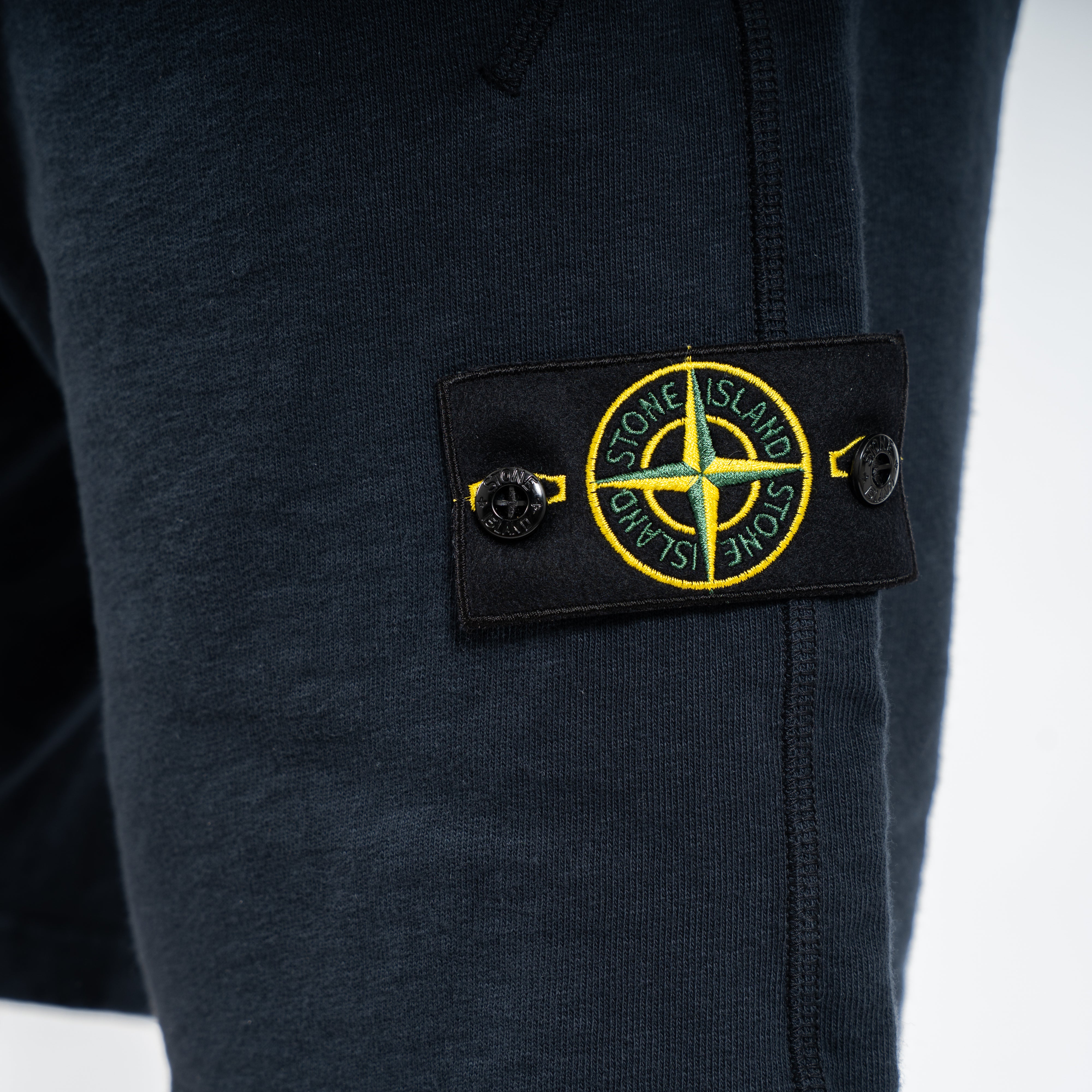 Stone Island Korte Broek Donkerblauw | Malfilé Fleece