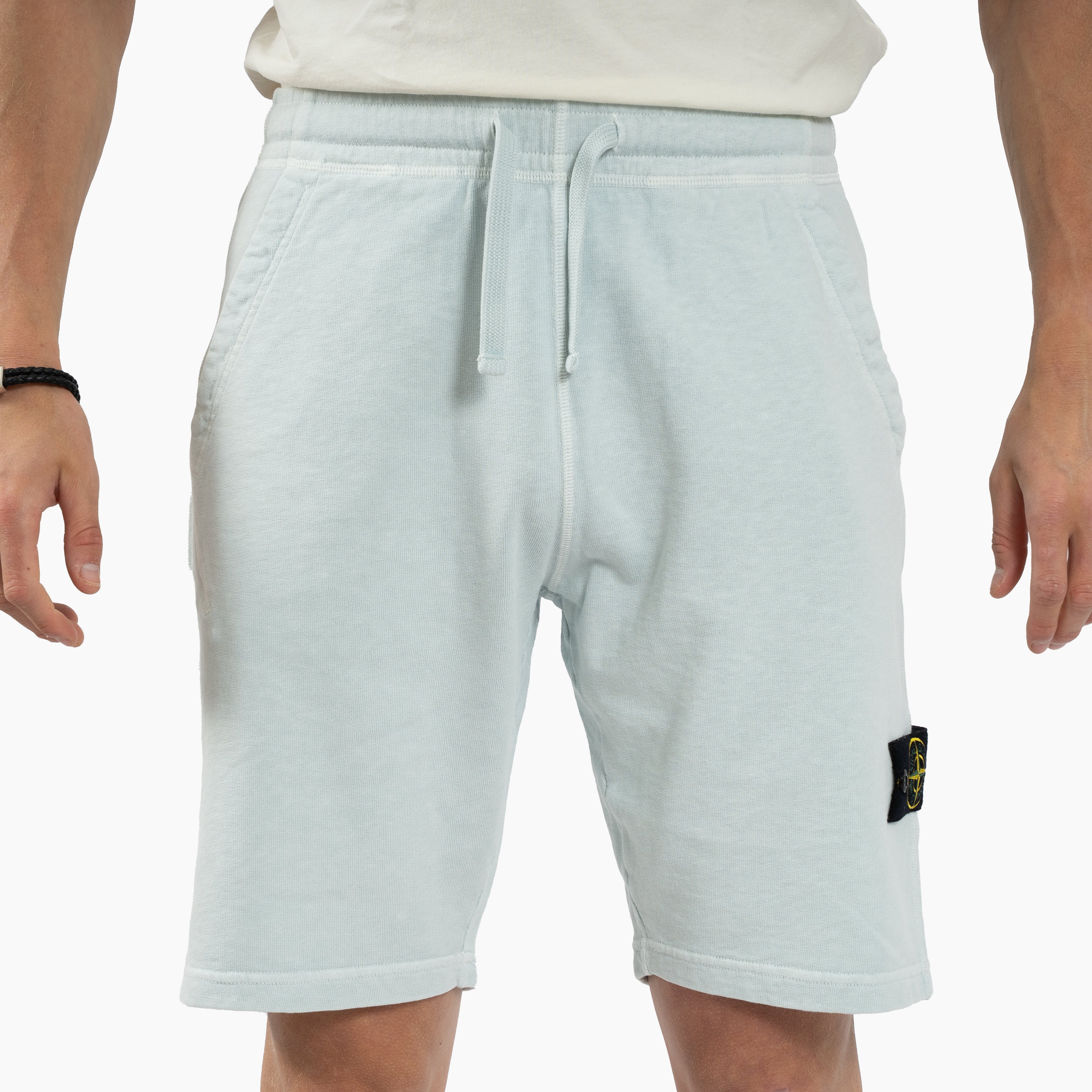 Stone Island Korte Broek Hemelsblauw | Malfilé Fleece