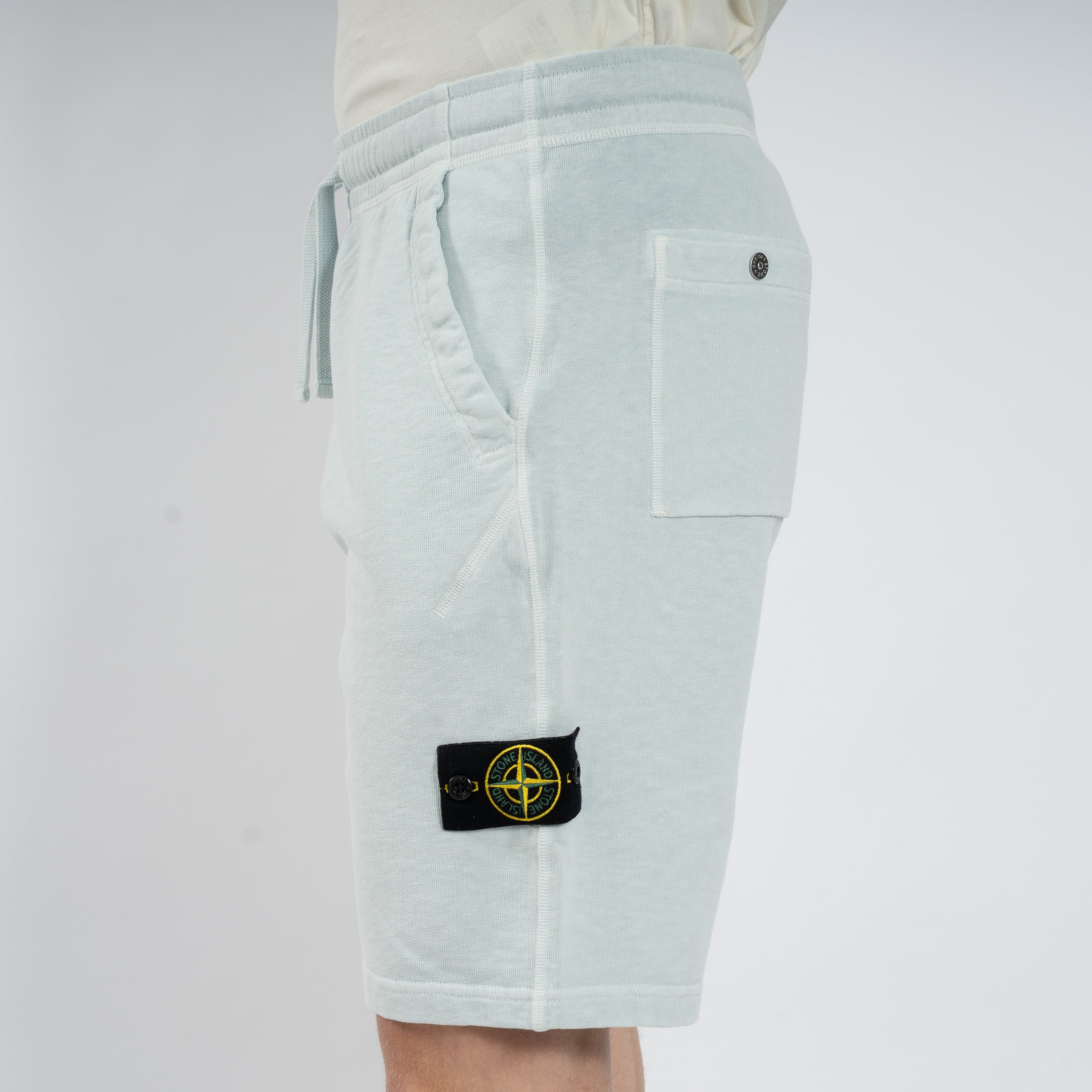 Stone Island Korte Broek Hemelsblauw | Malfilé Fleece
