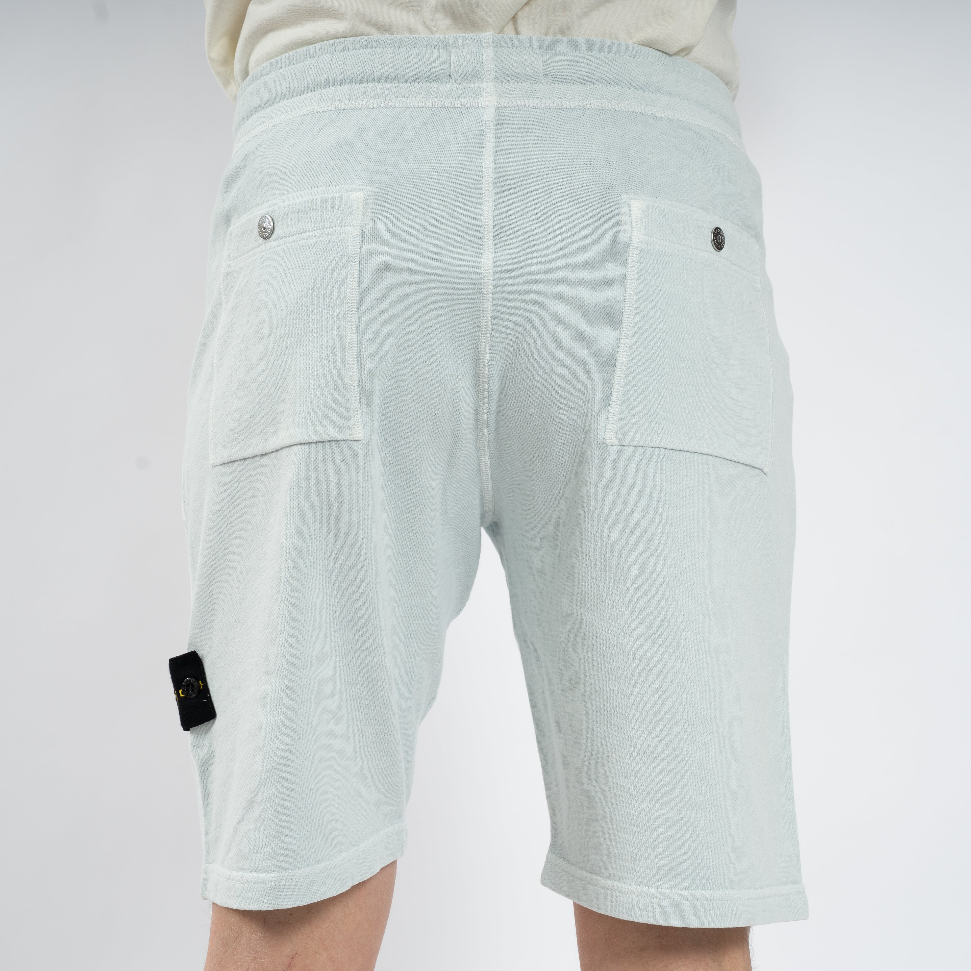 Stone Island Korte Broek Hemelsblauw | Malfilé Fleece