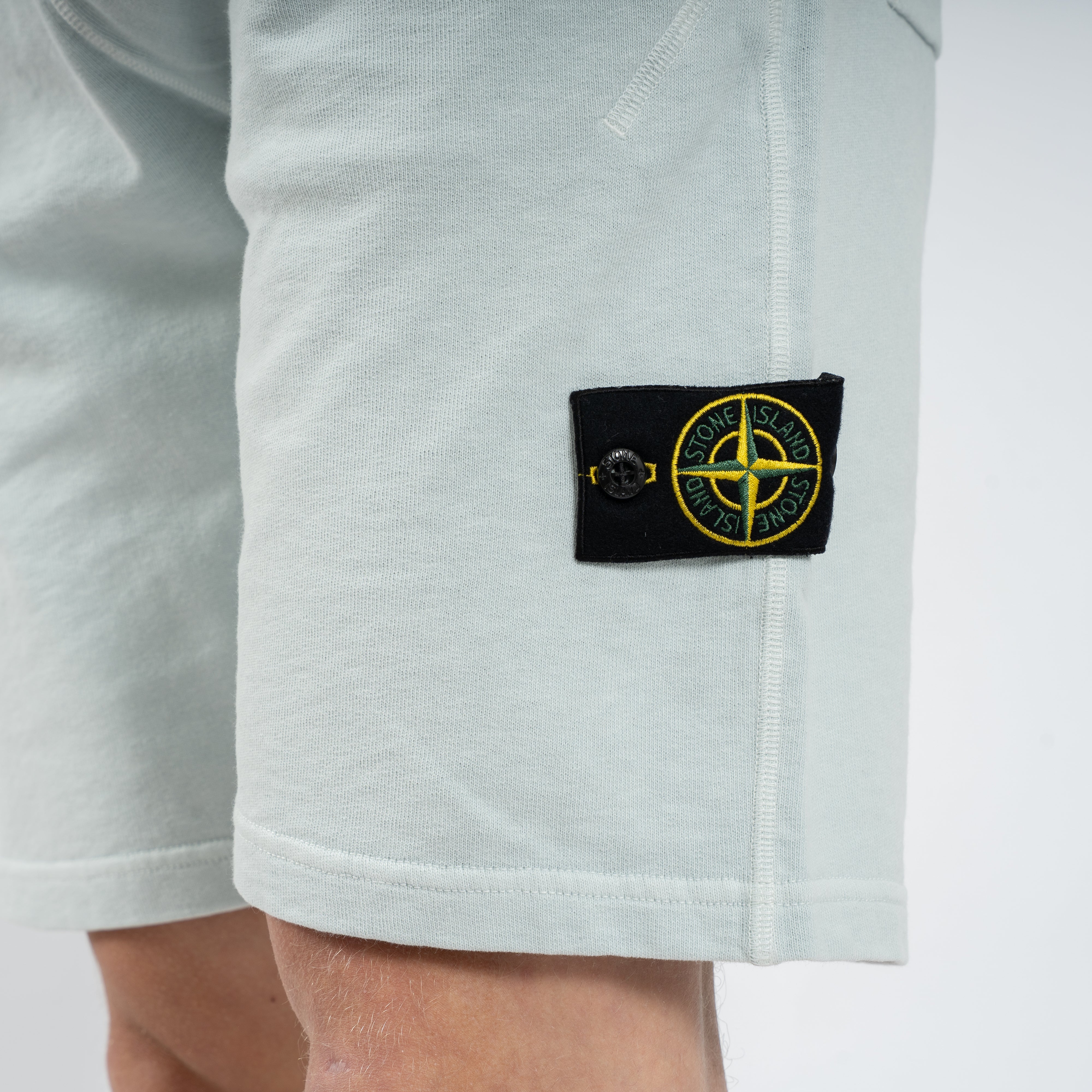 Stone Island Korte Broek Hemelsblauw | Malfilé Fleece