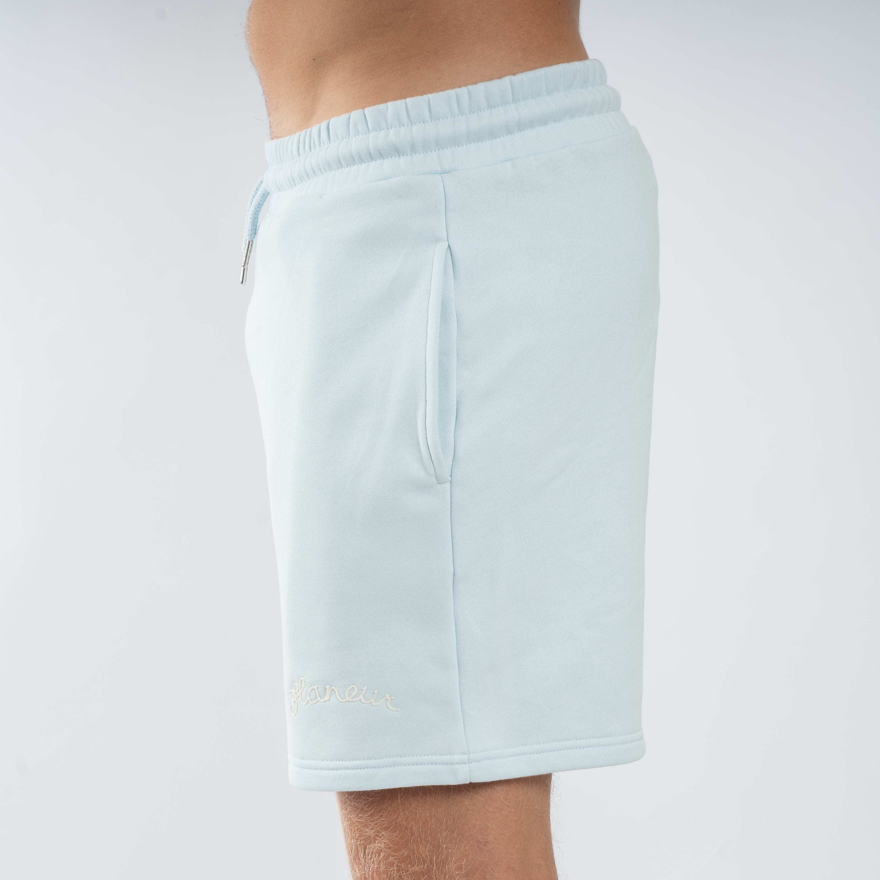 Flaneur Korte Broek Lichtblauw | Signature Shorts
