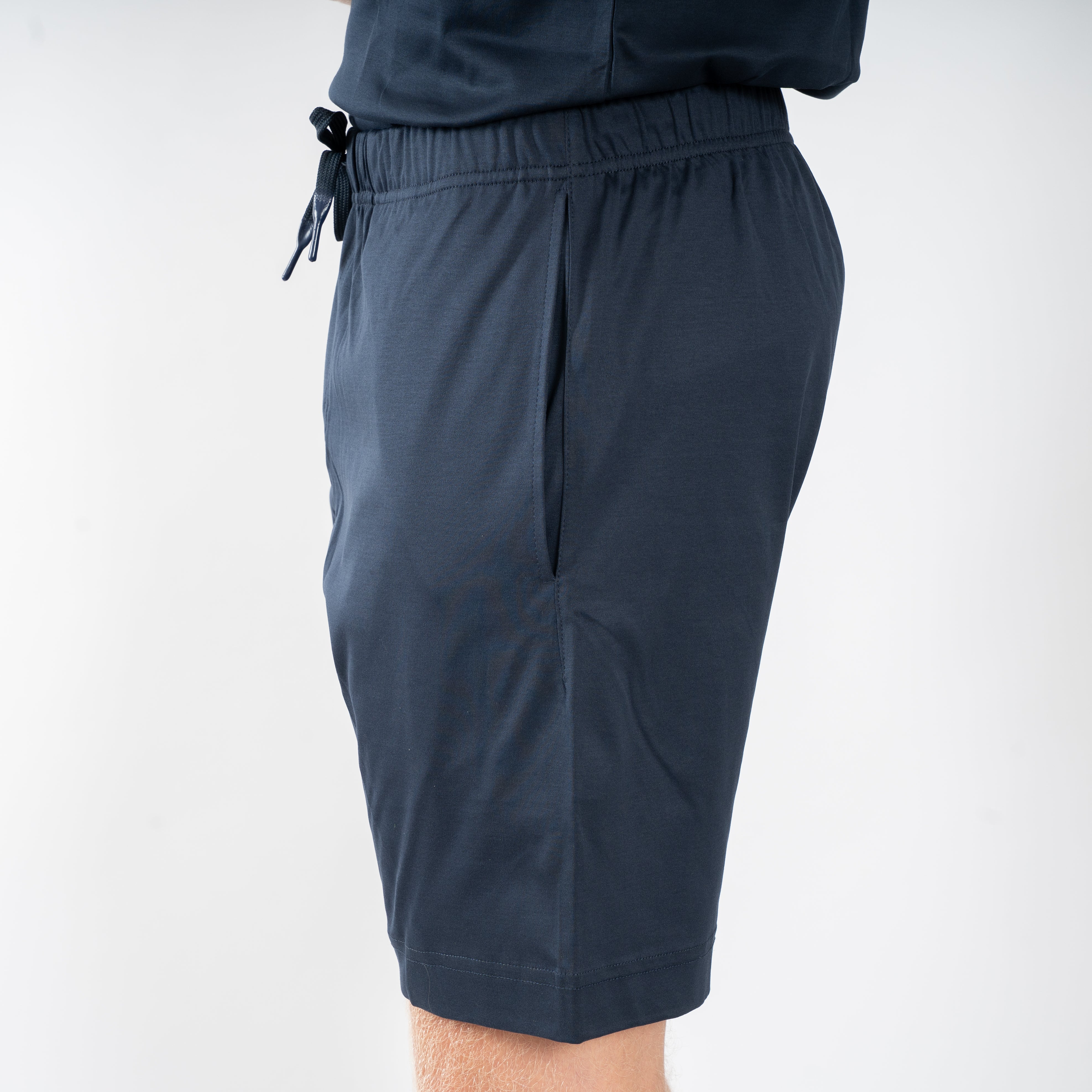 Valenza Korte Broek Donkerblauw | Interlock Supima