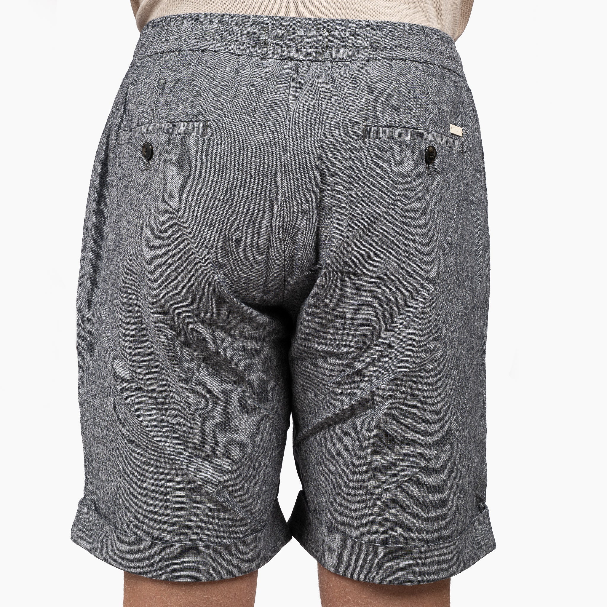 SEVEN DIALS Linnen Korte Broek Blauw | Soul