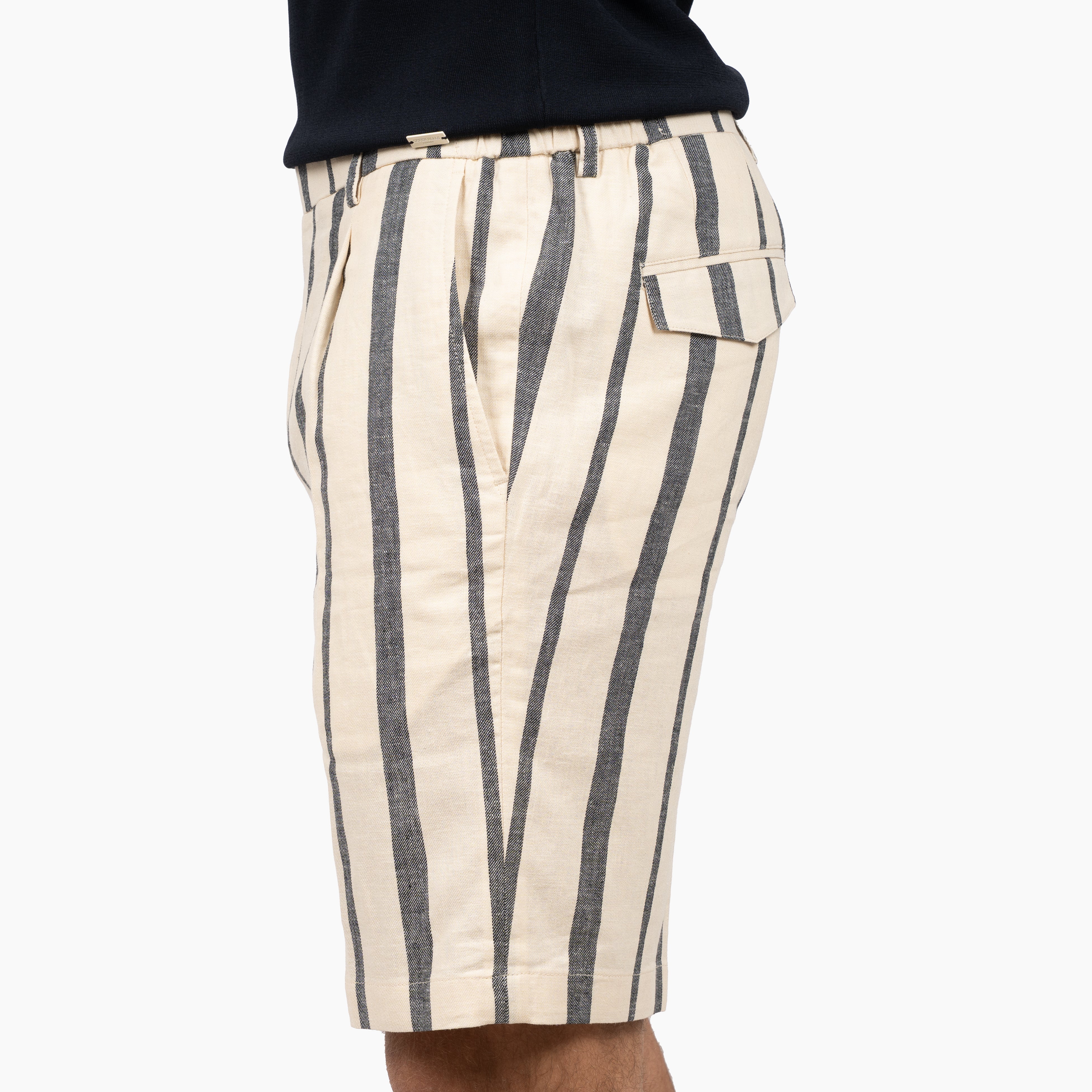 SEVEN DIALS Korte Broek Blauwe Streep | Anson